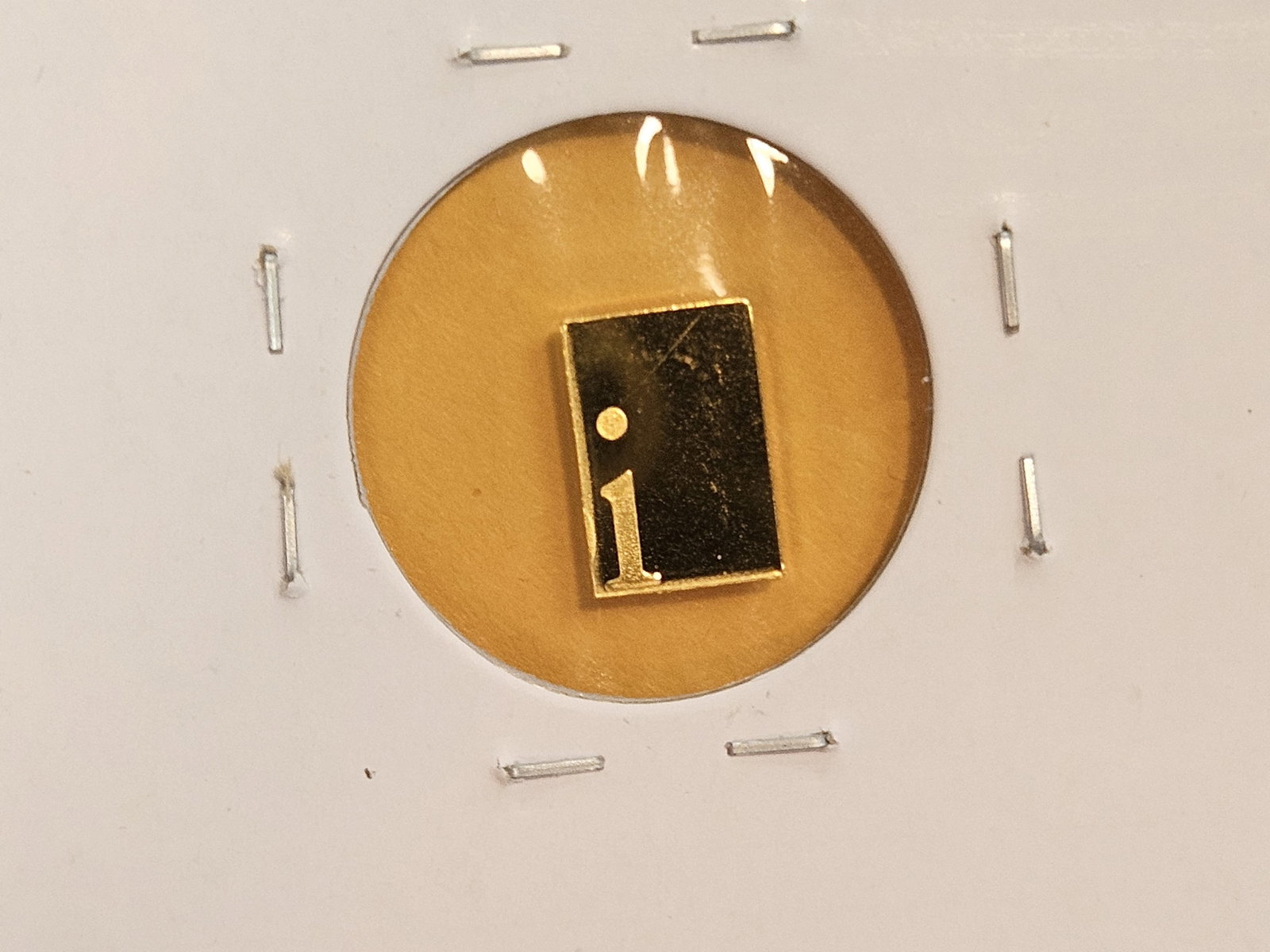 GOLD! Valcambi Suisse One Gram .9999 fine gold bar - 2