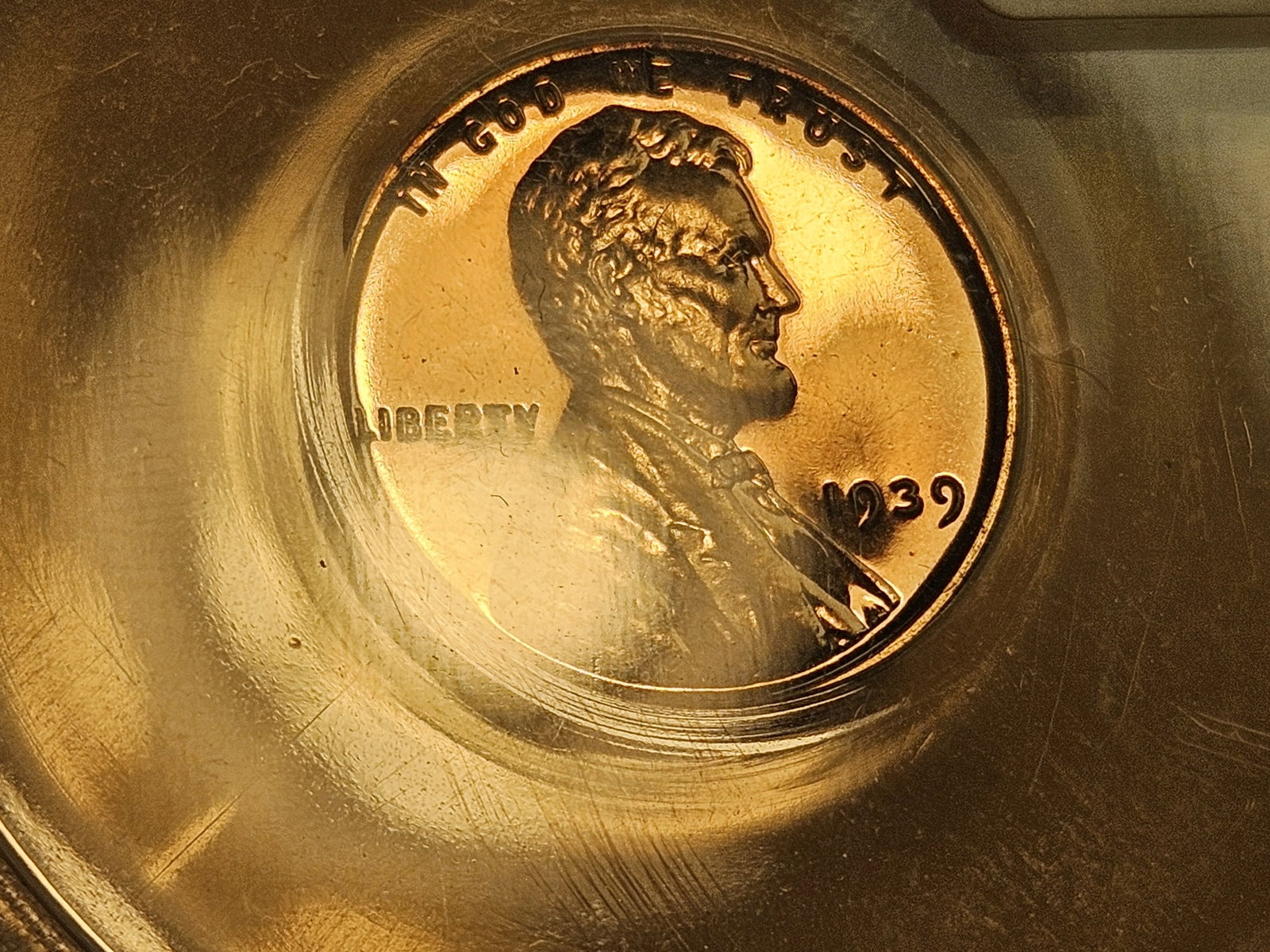 ** HIGHLIGHT ** Superb GEM ANACS 1939 Proof Wheat cent in Proof 67 RED - 4