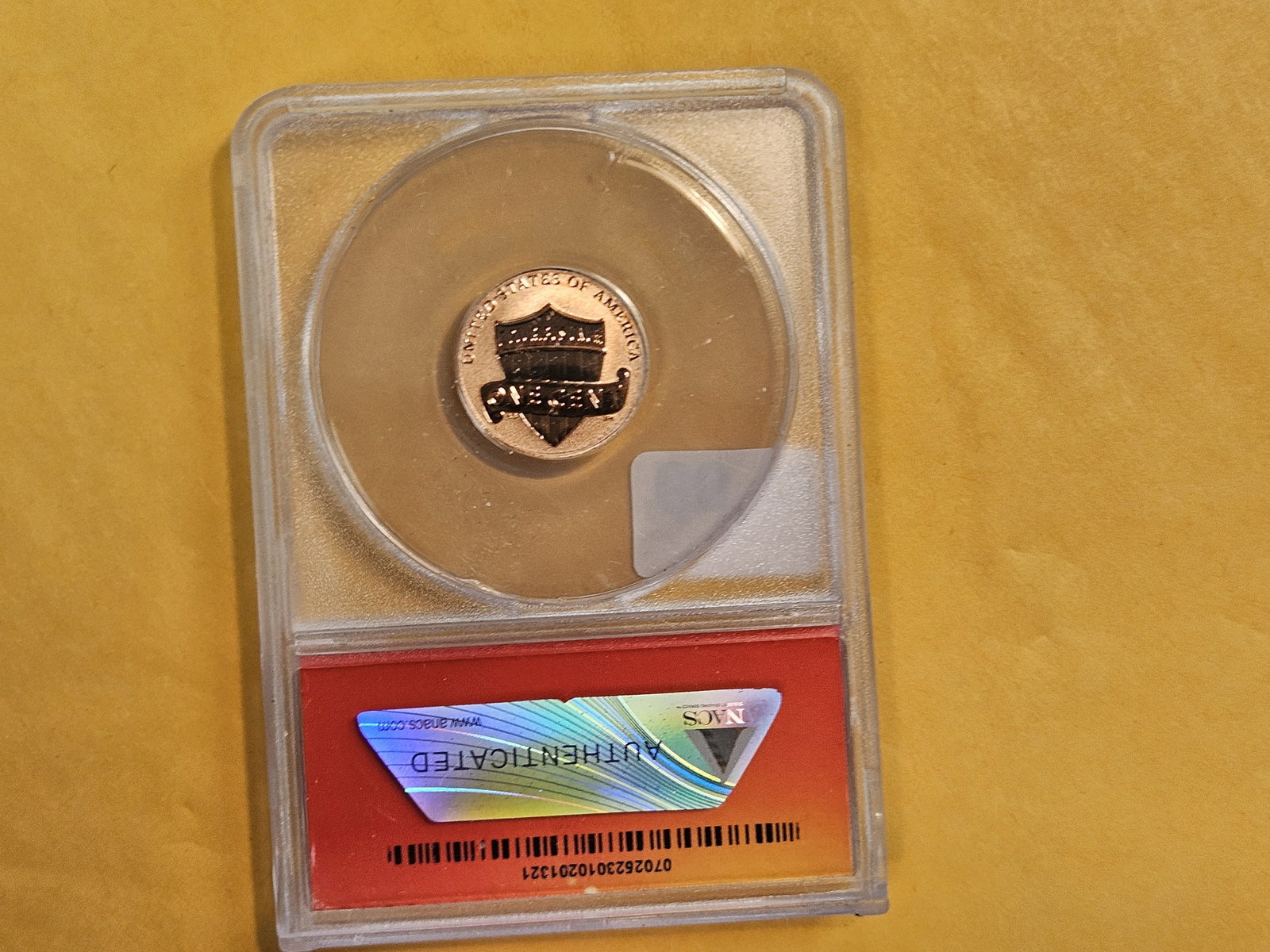 ANACS 2019-W Lincoln Cent in Reverse Proof 69 Deep Cameo - 3