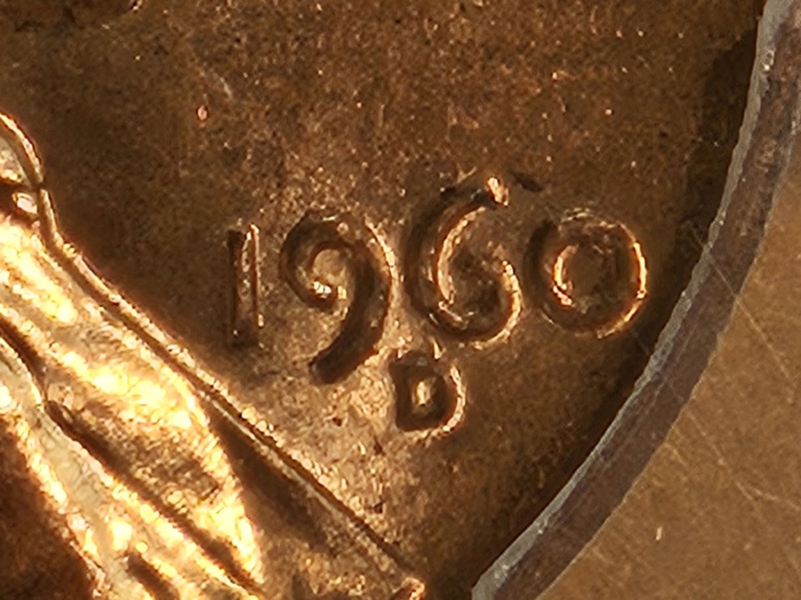 VARIETY! PCGS 1960-D Large Date Lincoln Cent in Mint State 64 RED - 3