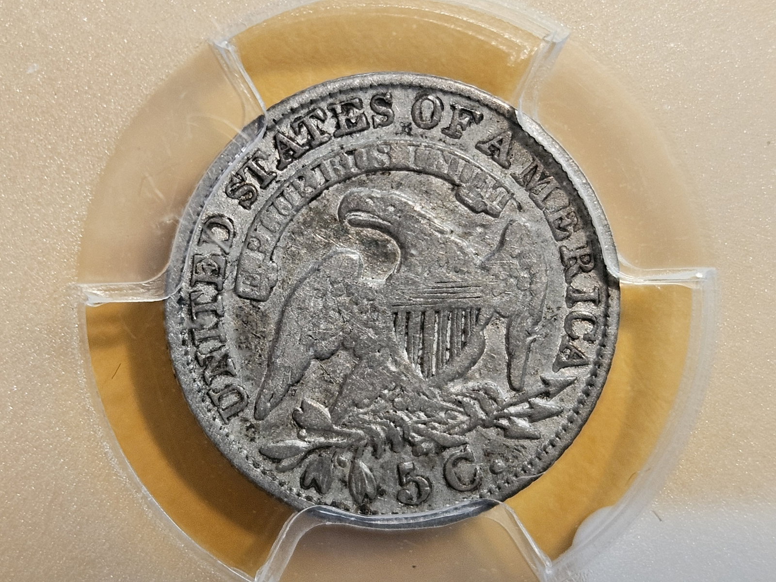 PCGS 1833 Capped Bust Half-Dime in Very Fine - 30 - 4