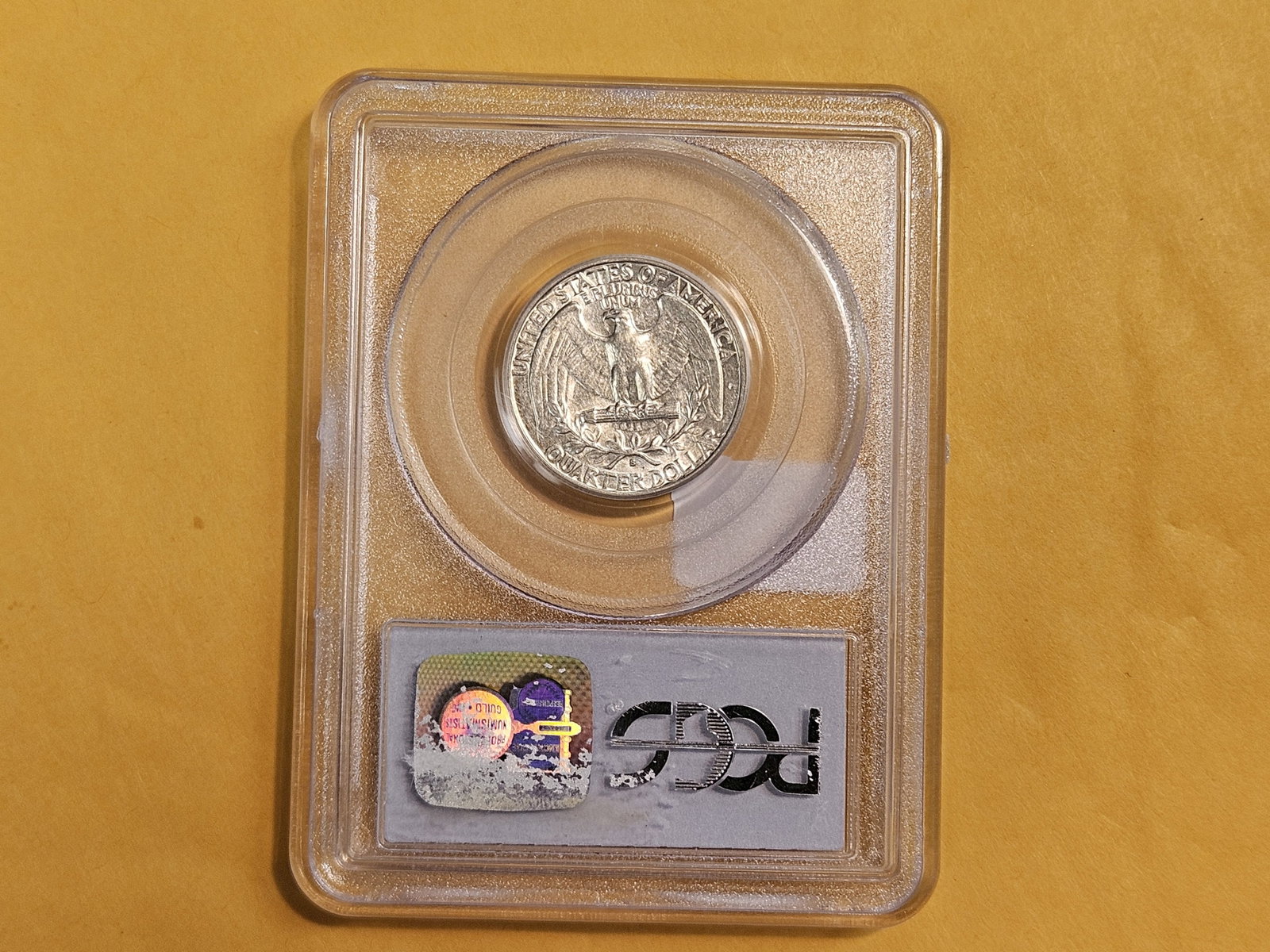 ** KEY DATE ** PCGS 1932-S Washington Quarter in About Uncirculated - 53 - 3