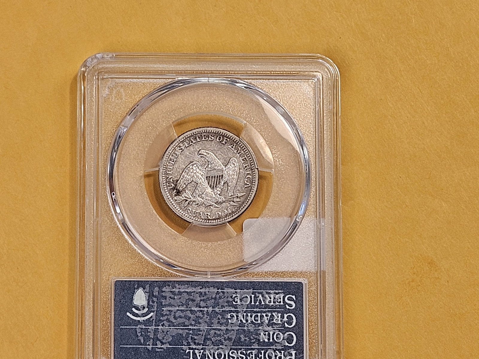 PCGS 1856-O Seated Liberty silver Quarter in Extra Fine - 40 - 4