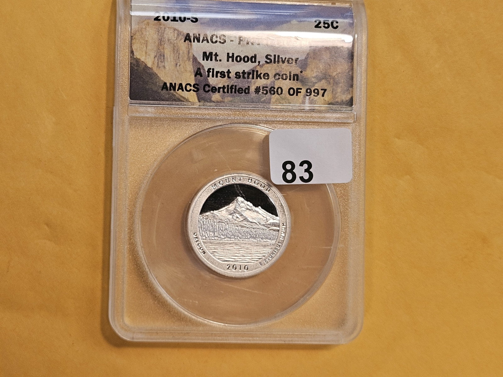 PERFECT! ANACS 2010-S Silver Washington Quarter in Proof 70 Deep Cameo - 2