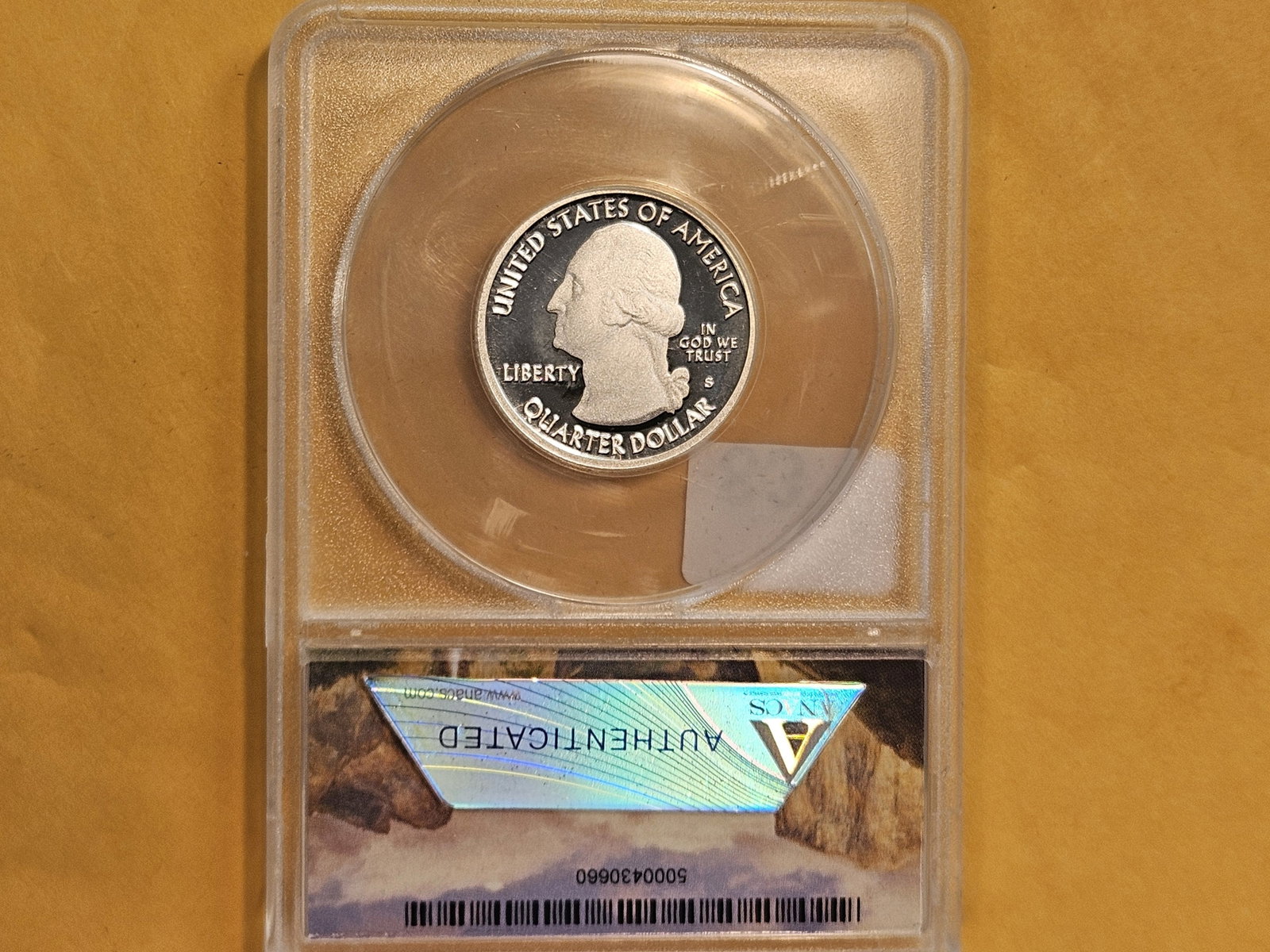 PERFECT! ANACS 2010-S Silver Washington Quarter in Proof 70 Deep Cameo - 3