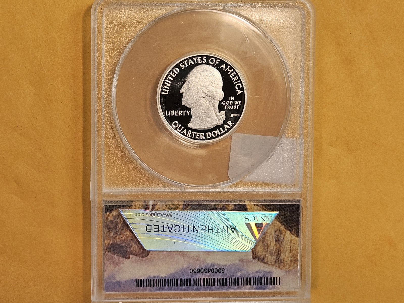 PERFECT! ANACS 2010-S Silver Washington Quarter in Proof 70 Deep Cameo - 3