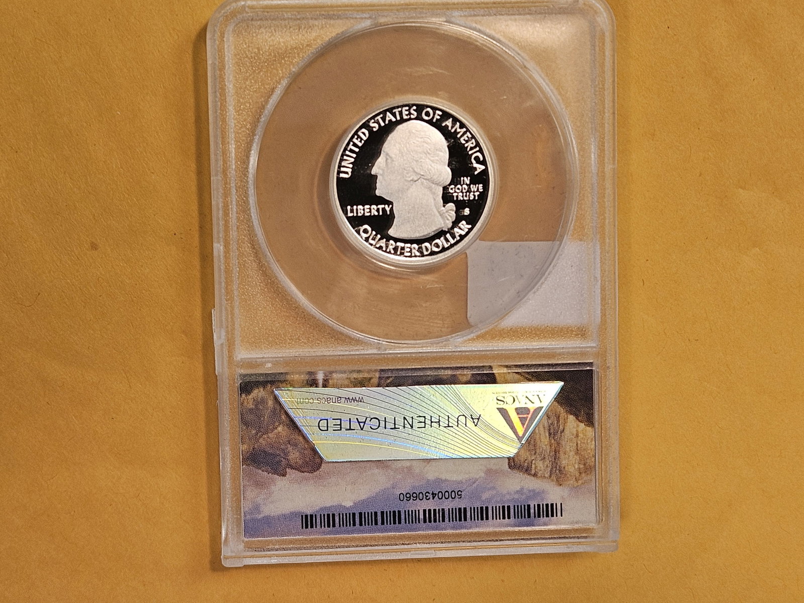 PERFECT! ANACS 2010-S Silver Washington Quarter in Proof 70 Deep Cameo - 3