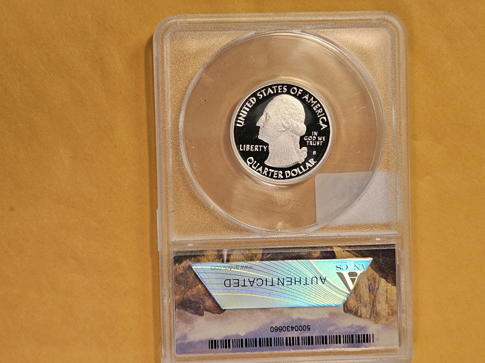 PERFECT! ANACS 2010-S Silver Washington Quarter in Proof 70 Deep Cameo - 3