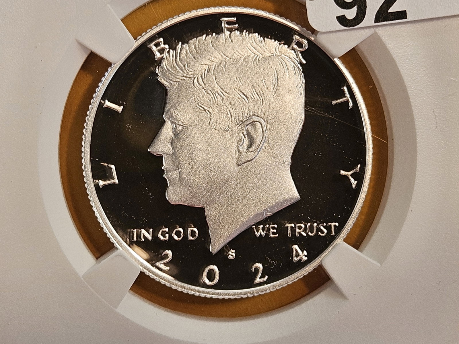 PERFECT! NGC 2024-S SILVER Kennedy half Dollar in Proof 70 Ultra Cameo: Perfect Grade