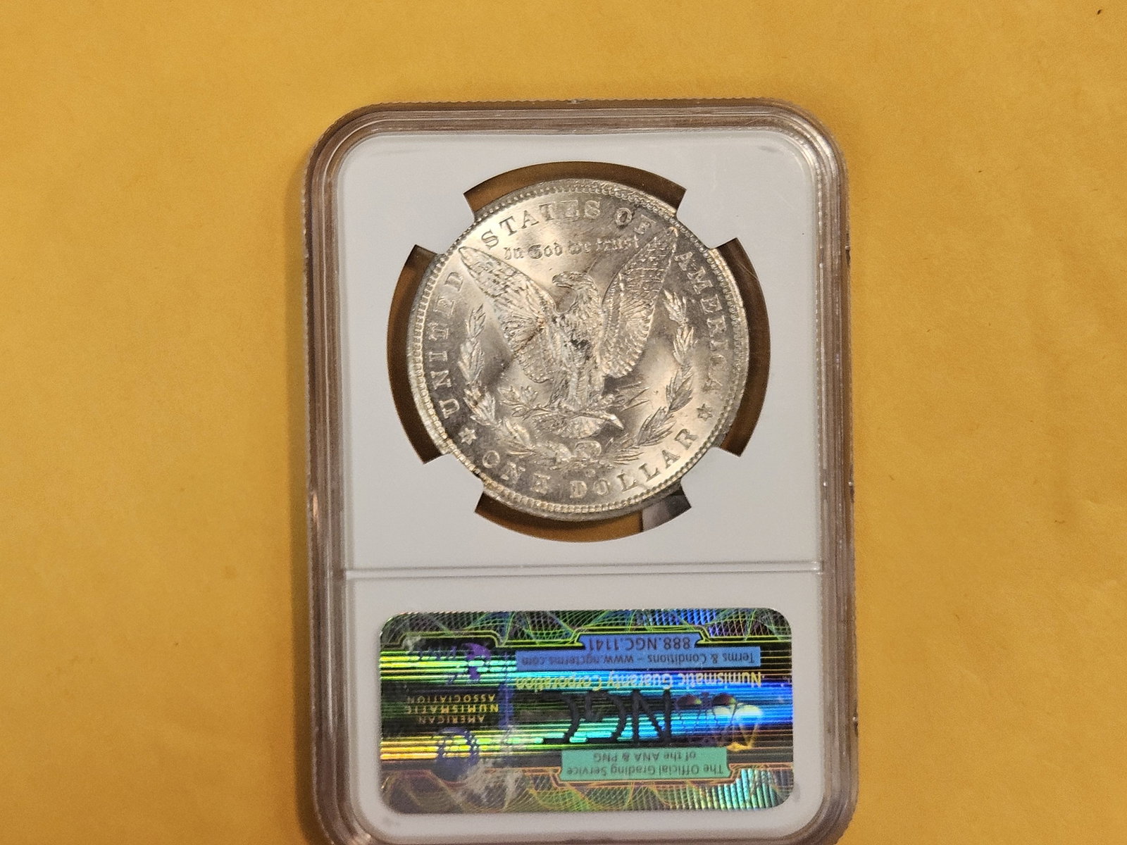 NGC 1899-O Morgan Dollar in Mint State 63 - 3