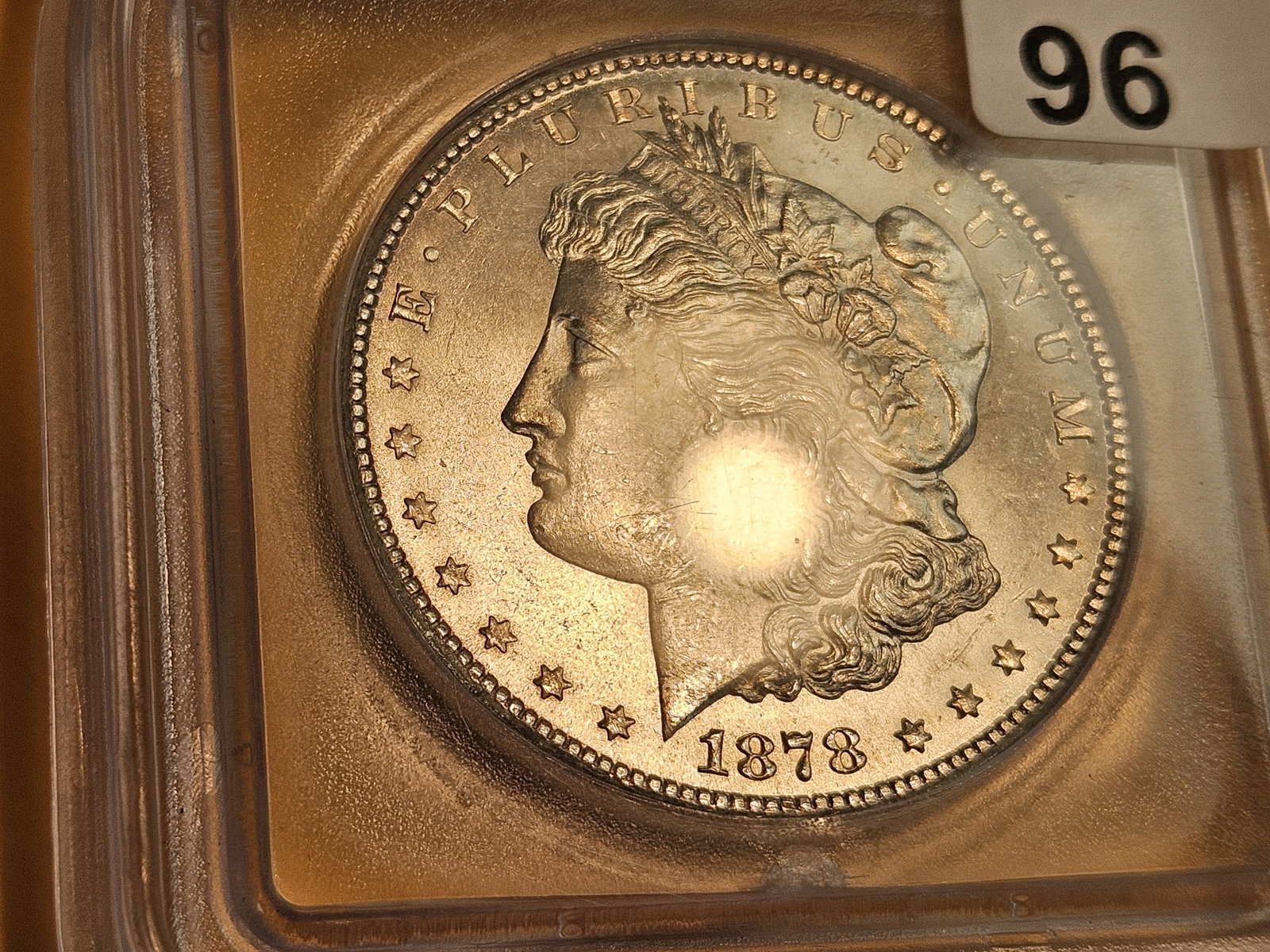 GEM! ICG 1878-S Morgan Dollar in Mint State 65 Plus - 3
