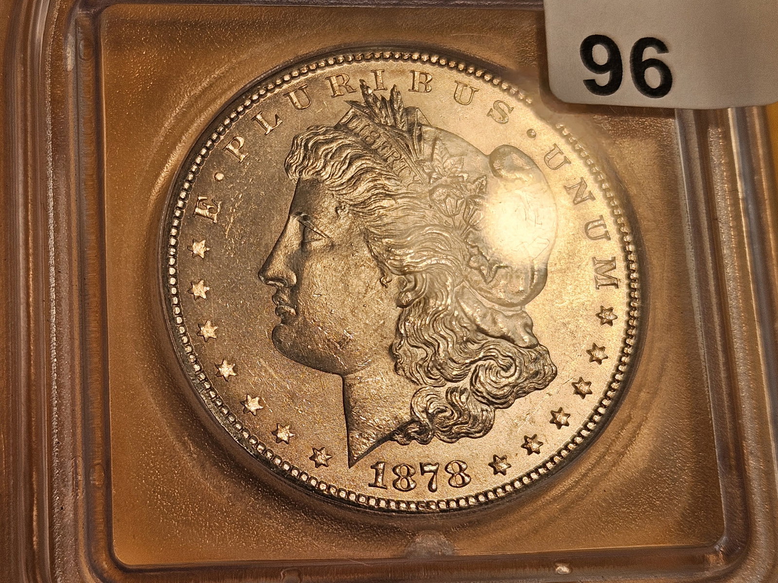 GEM! ICG 1878-S Morgan Dollar in Mint State 65 Plus - 4