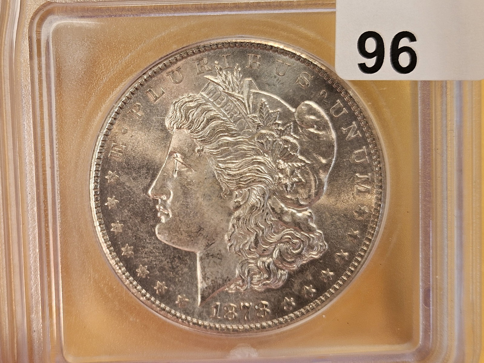 GEM! ICG 1878-S Morgan Dollar in Mint State 65 Plus - 5
