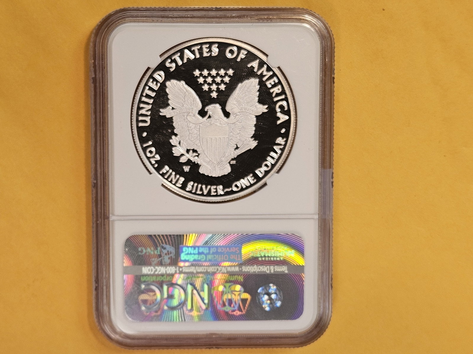 PERFECT! NGC 2018-W American Silver Eagle in Proof 70 Ultra Cameo - 2