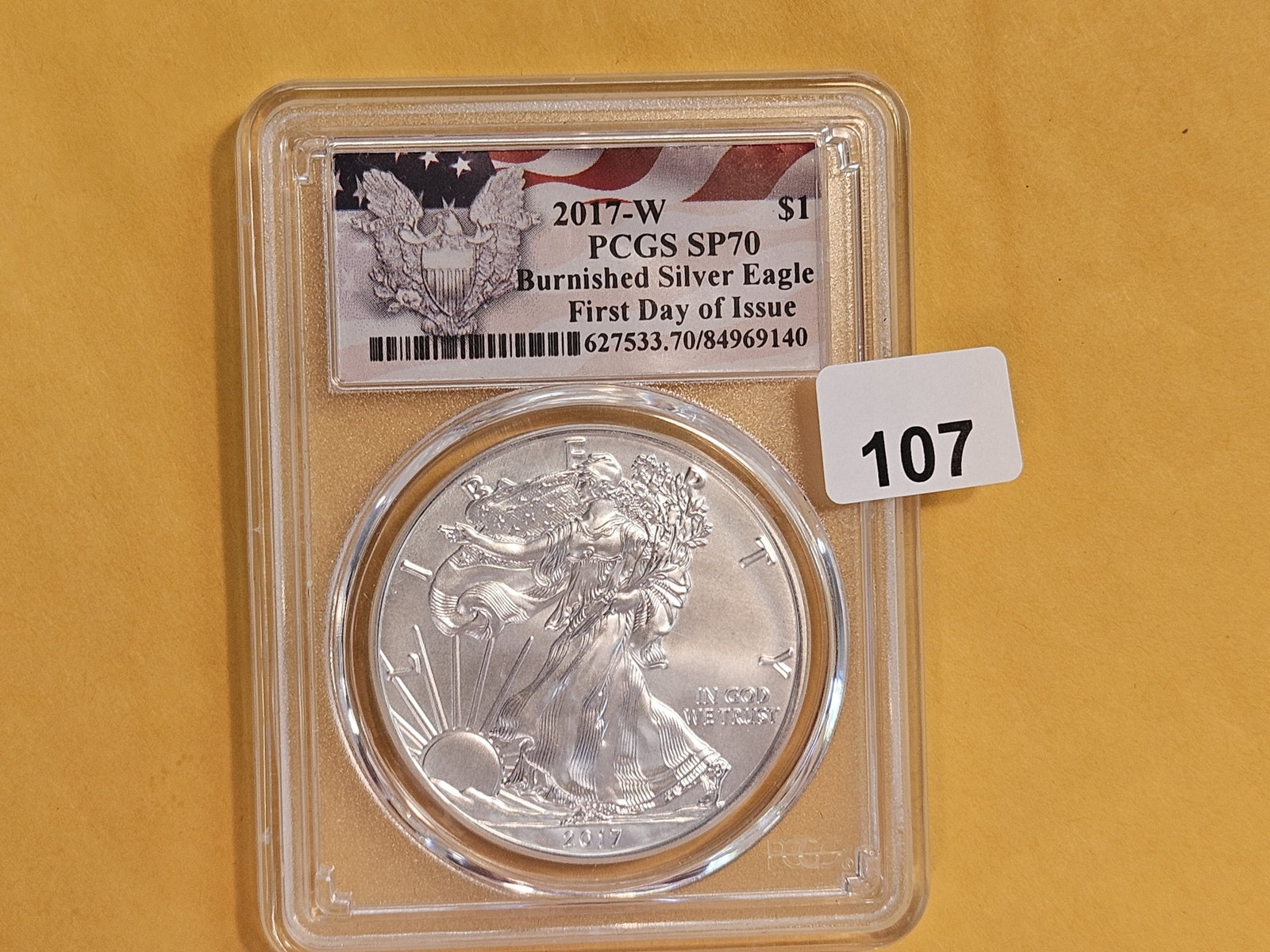 PERFECT! PCGS 2017-W American Silver Eagle in Specimen 70: Perfect Grade
