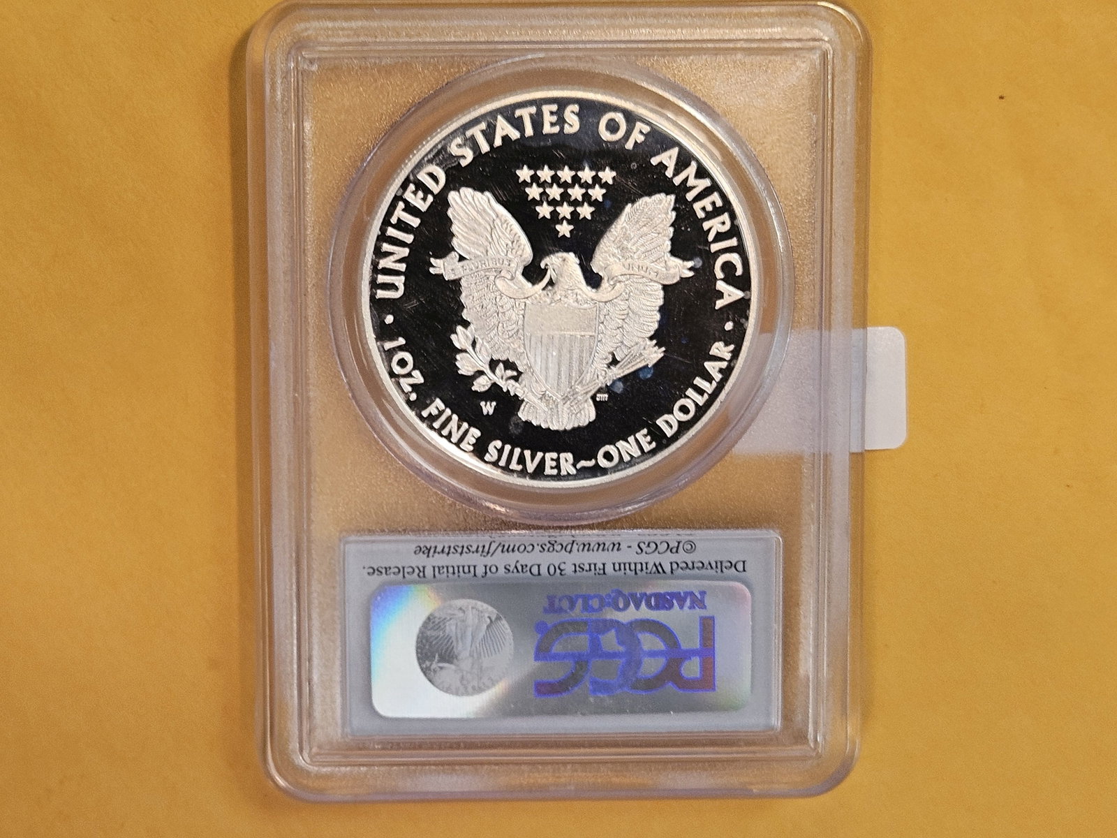 PERFECT! PCGS 2015-W American Silver Eagle in Proof 70 Deep Cameo - 2