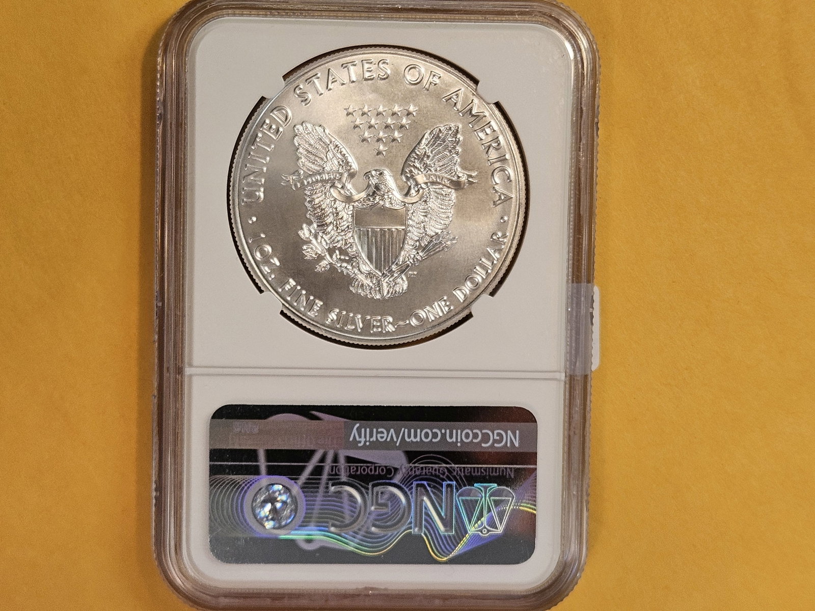 PERFECT! NGC 2018 American Silver Eagle in Mint State 70 - 2