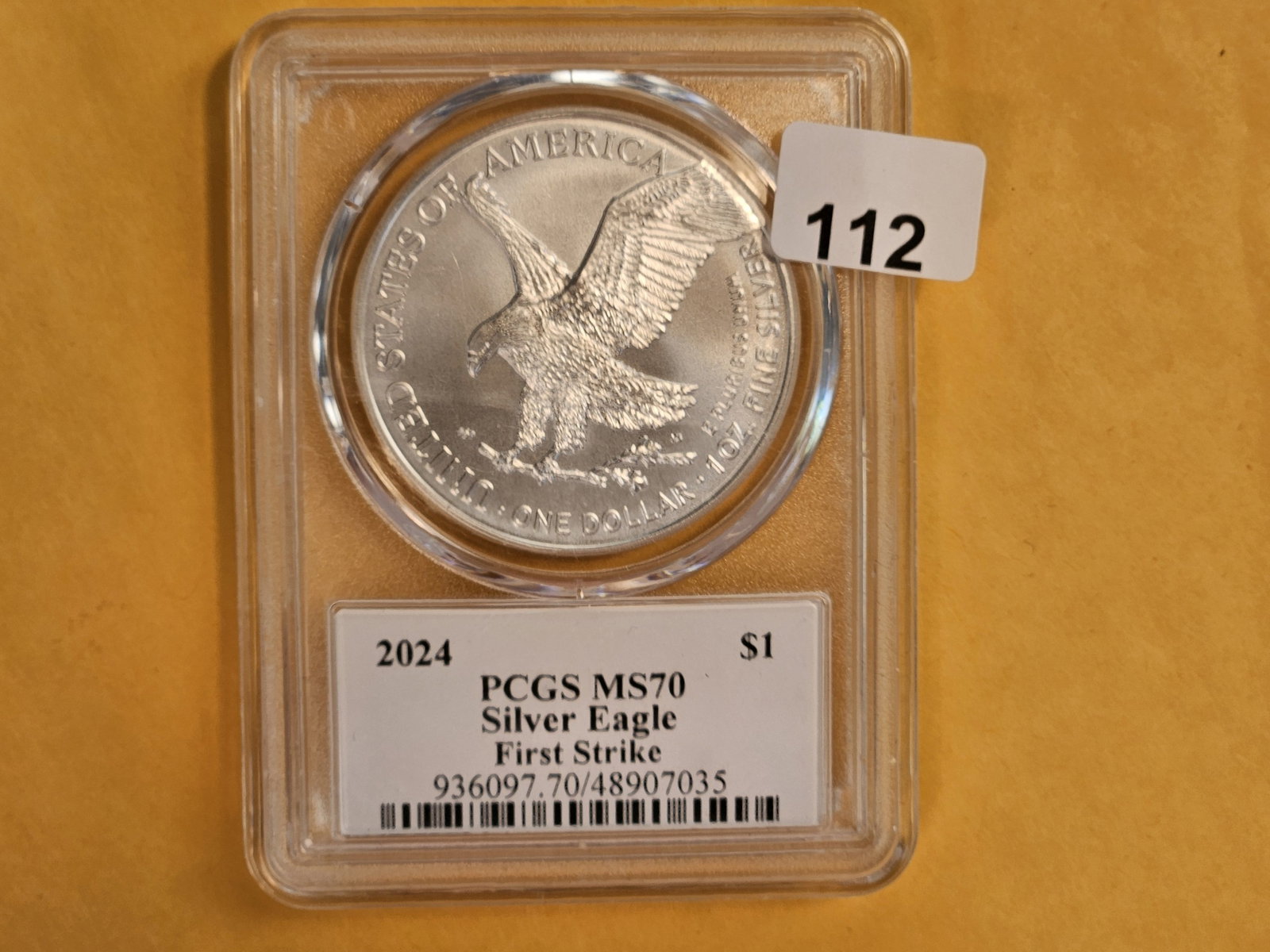 PERFECT! PCGS 2024 American Silver Eagle in Mint State 70: Perfect Grade