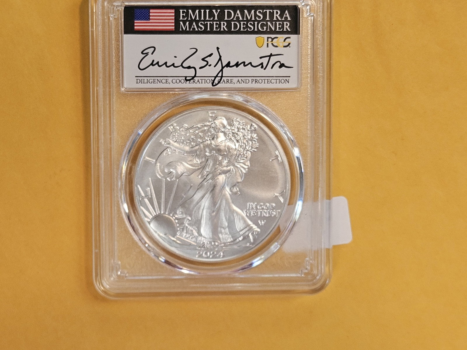 PERFECT! PCGS 2024 American Silver Eagle in Mint State 70 - 2