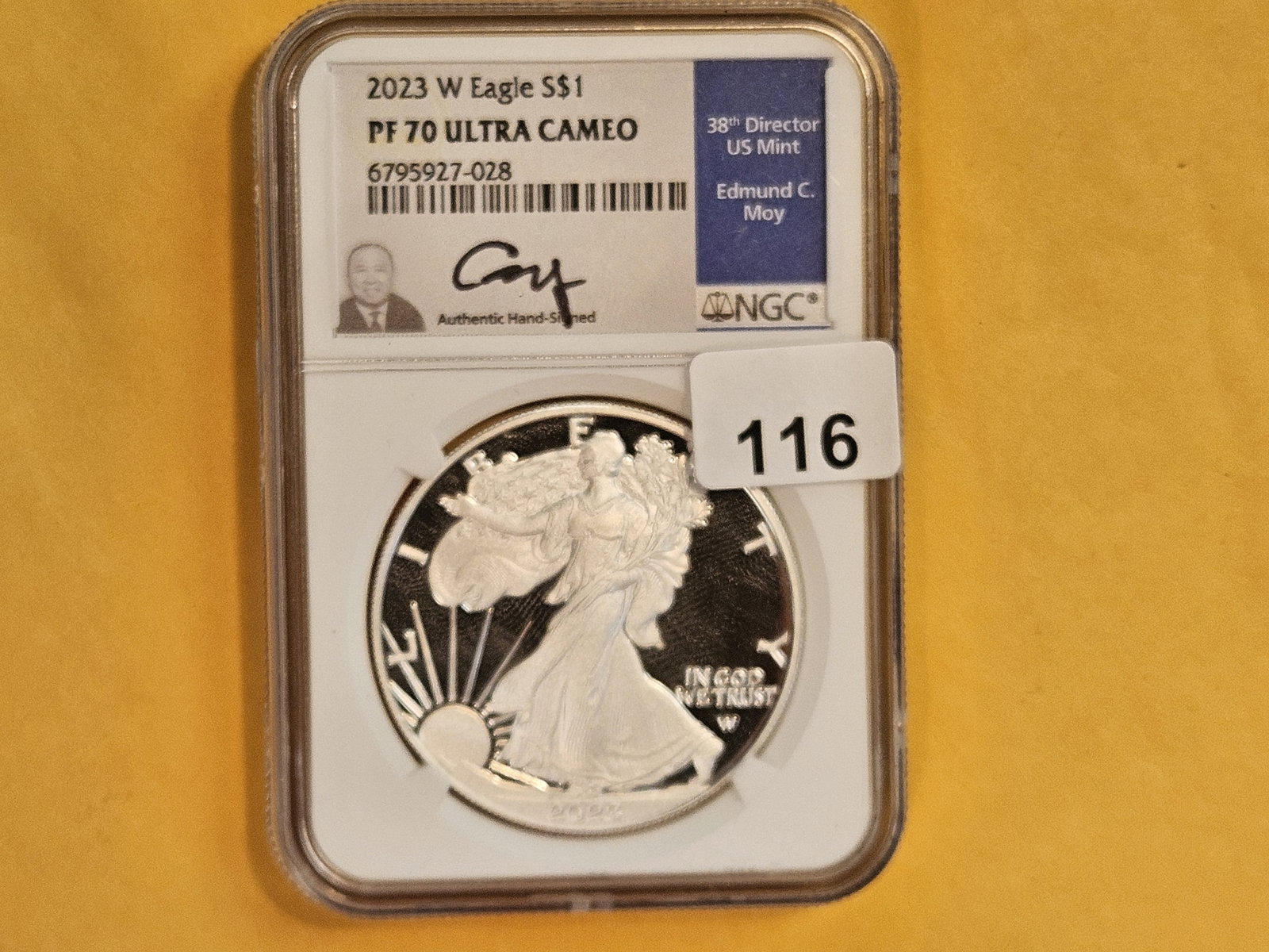 PERFECT! NGC 2023-W American Silver Eagle in Proof 70 Ultra Cameo: Perfect Grade