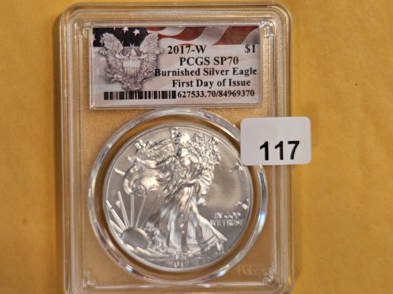 PERFECT! PCGS 2017-W American Silver Eagle in Specimen 70: Perfect Grade