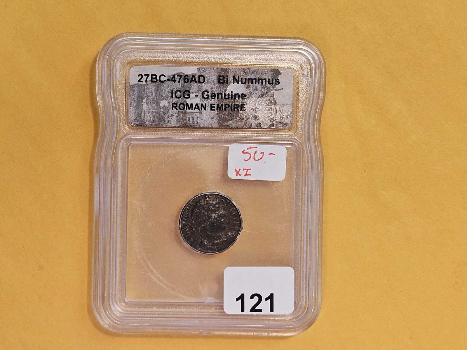 ANCIENT! ICG Roman Empire Bi Nummus - 2