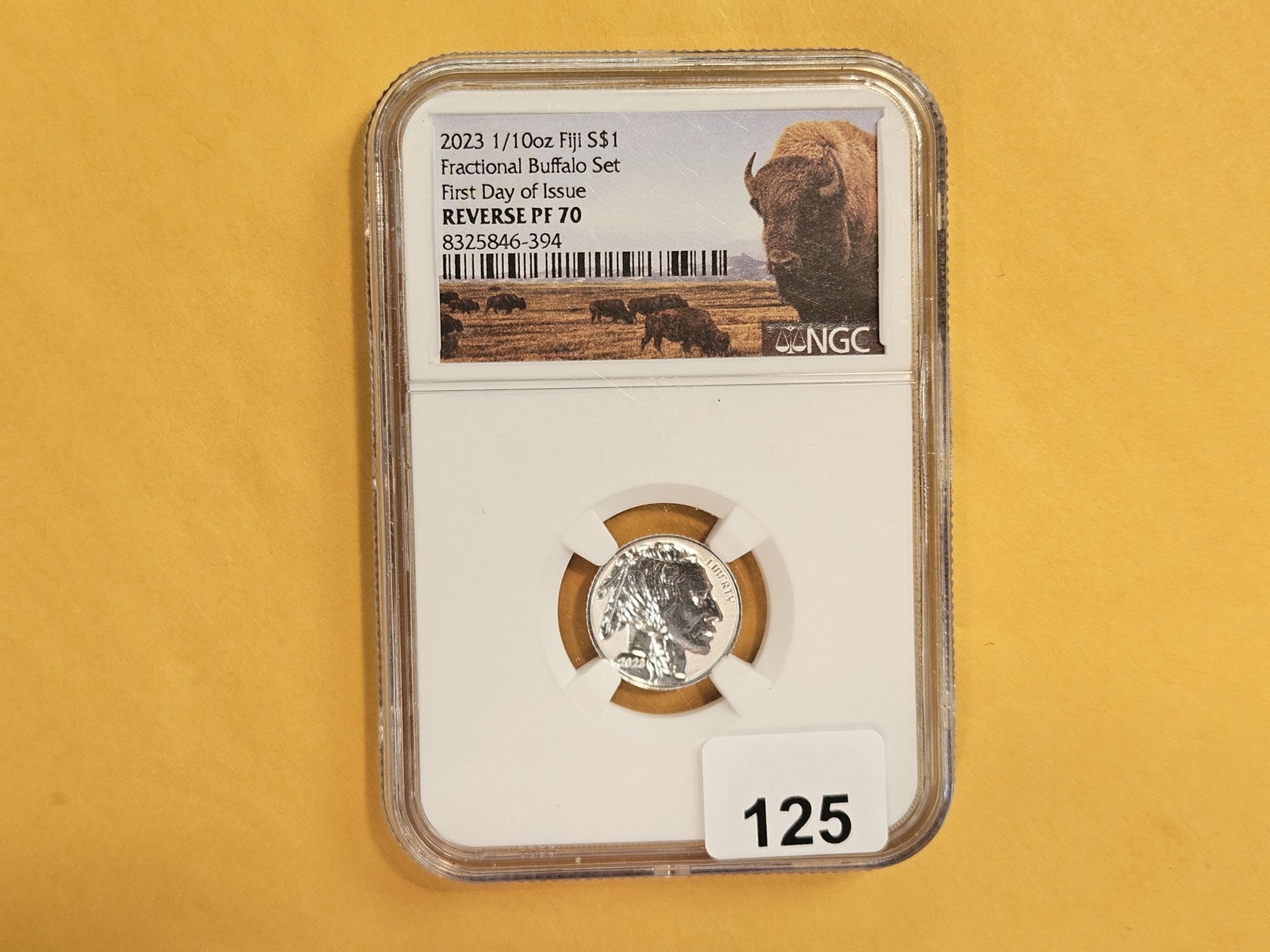 PERFECT! NGC 2023 Fiji Silver Dollar in Reverse Proof 70 - 2