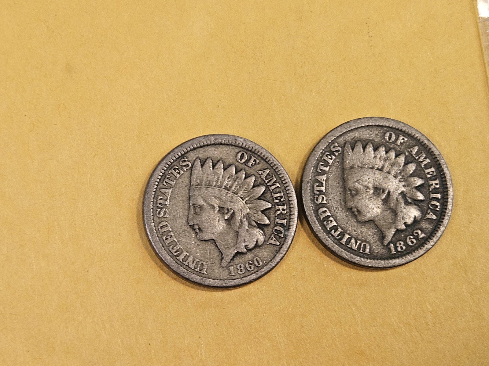 Five little better Indian Cents - 4