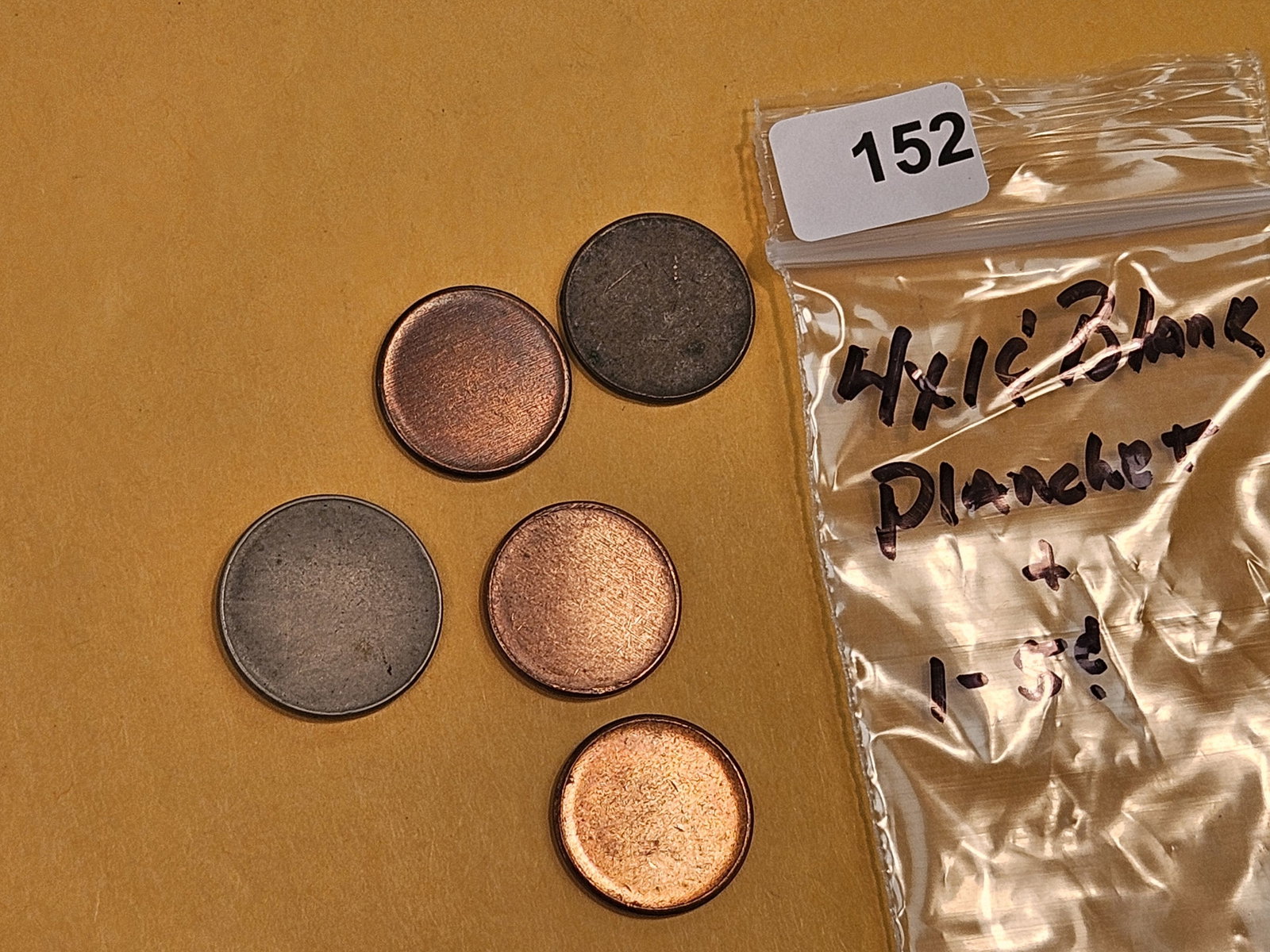 MINT ERRORS! All Blank Planchets - 2