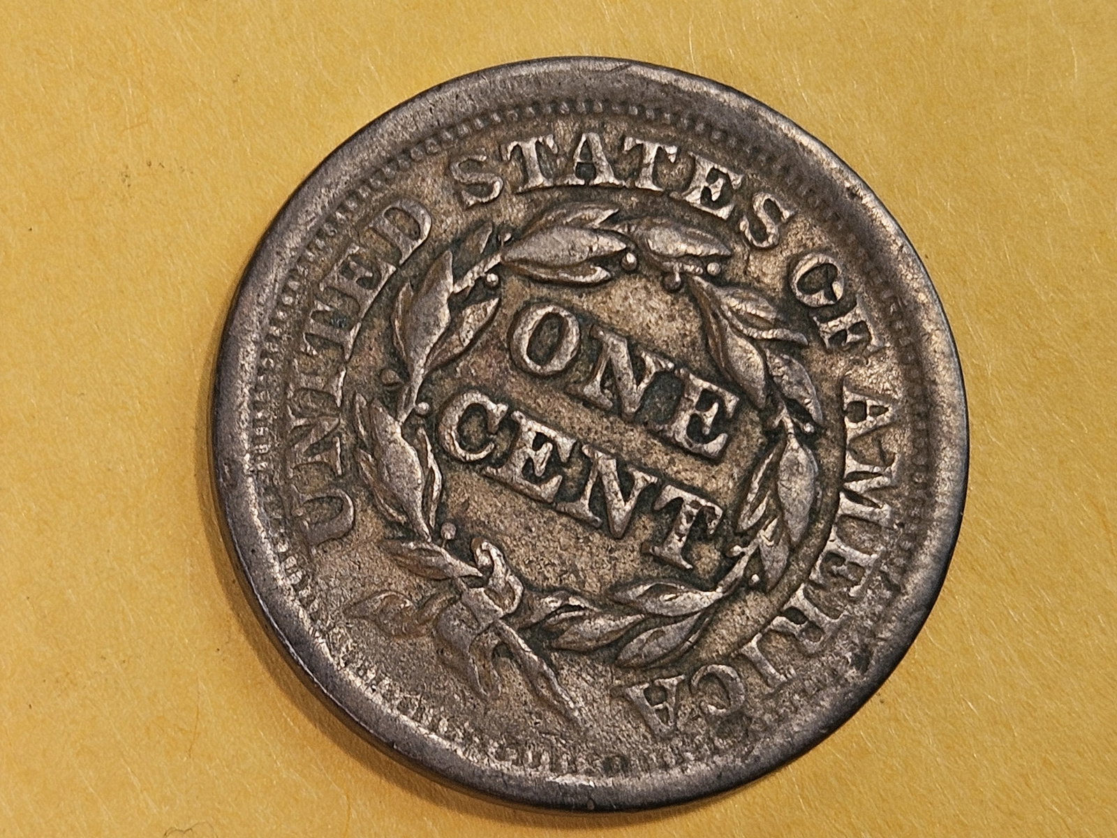 1852 Braided hair Large Cent - 3