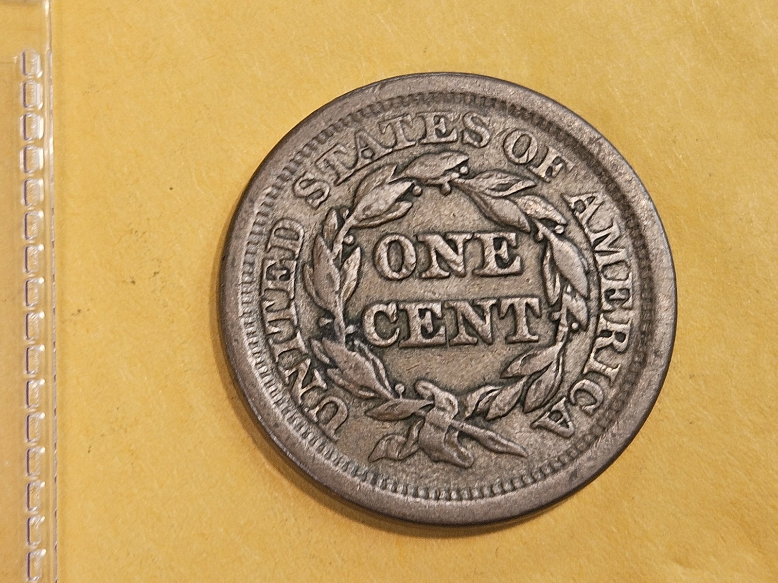 1851 Braided Hair Large Cent - 3