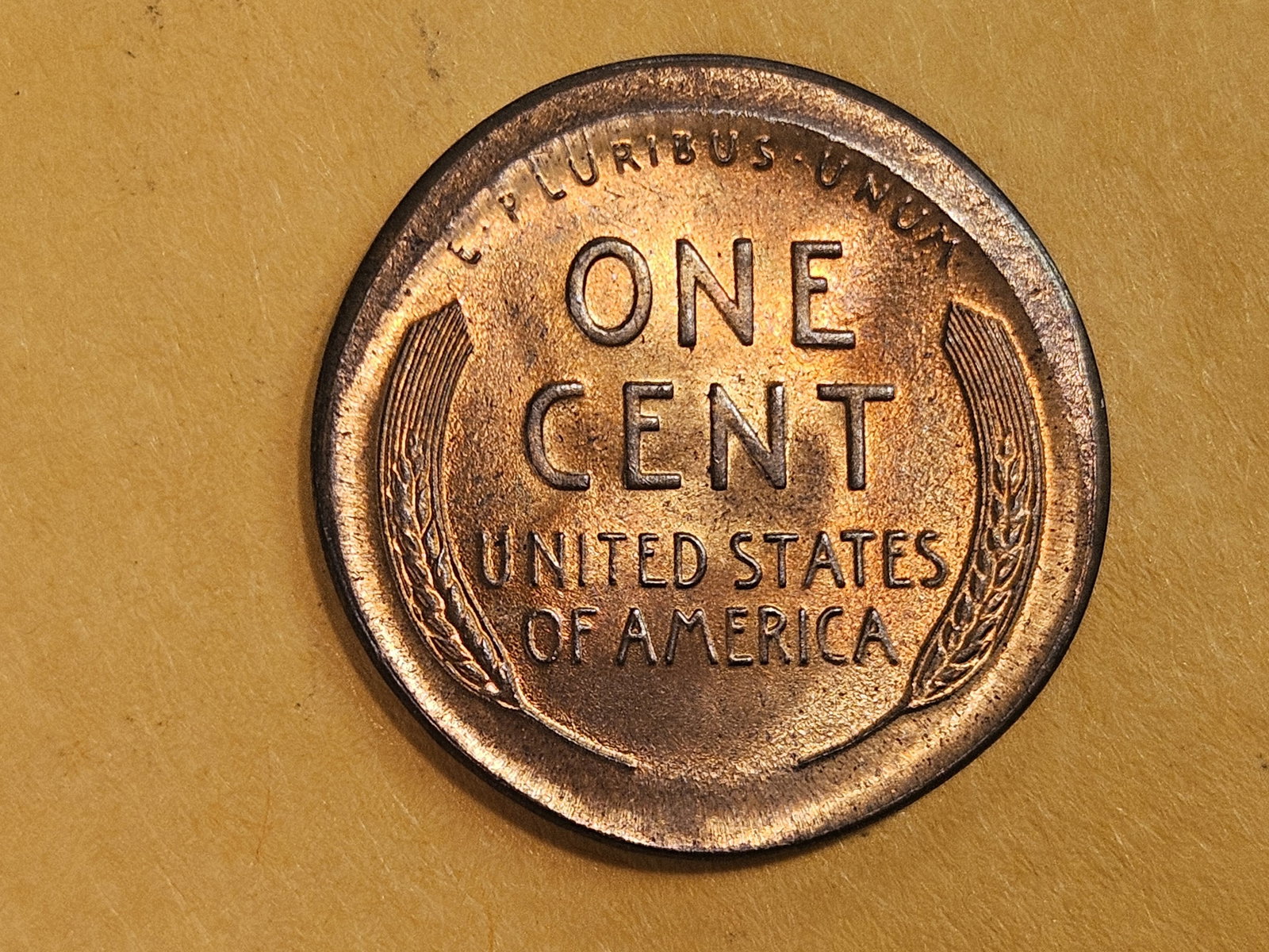 MINT ERROR! Very Choice Brilliant Uncirculated 1945-S Lincoln Cent - 3