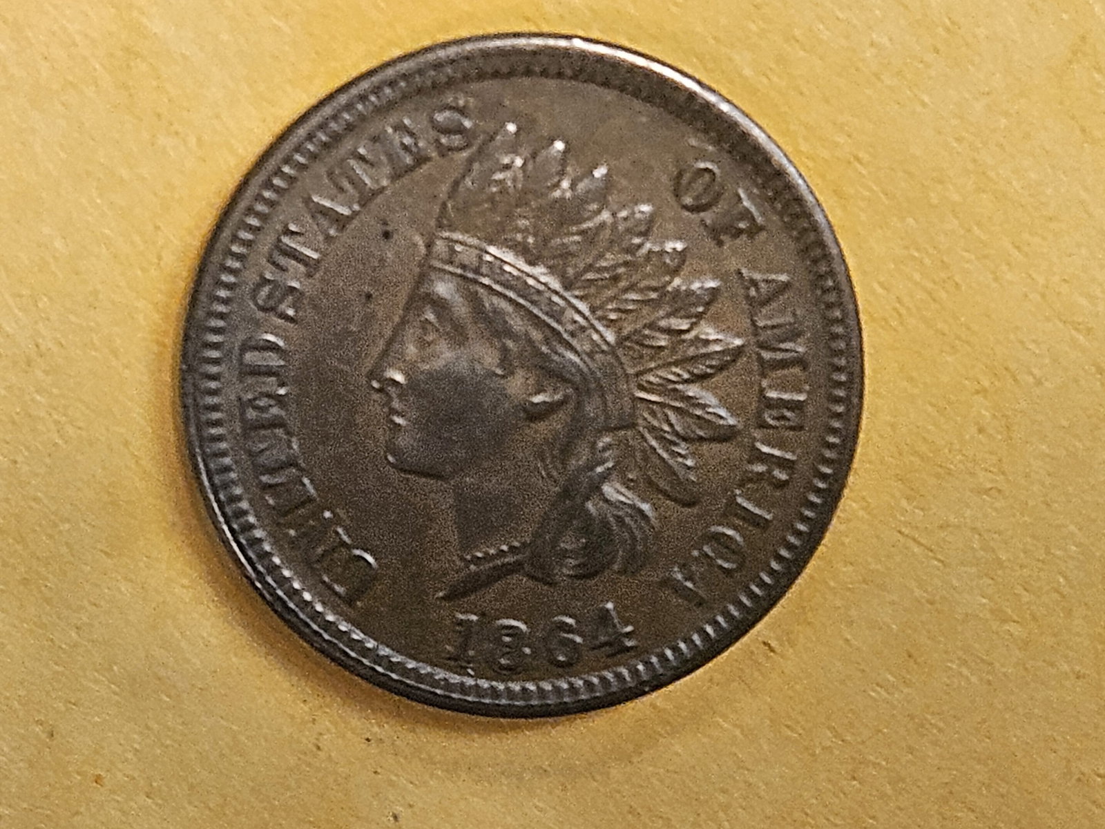 ** KEY VARIETY ** 1864/1864-L Indian Cent in Very Choice Brilliant Uncirculated - 6
