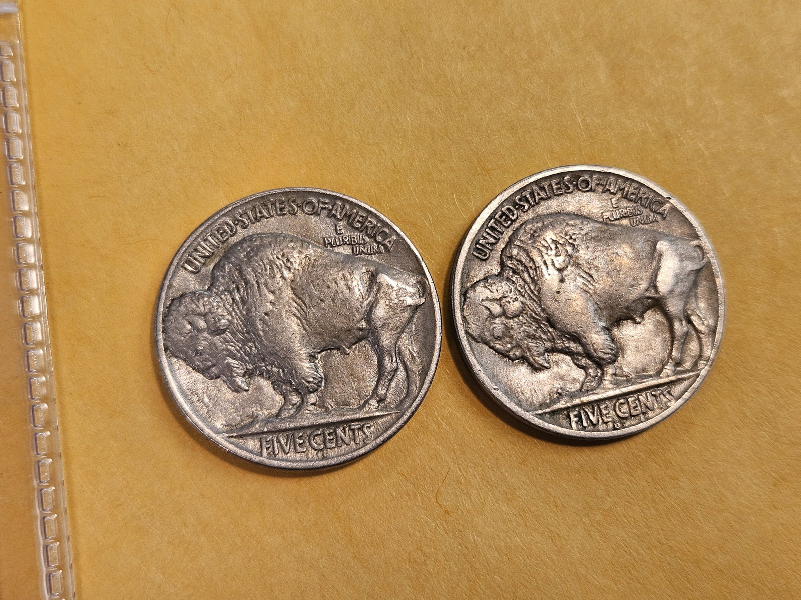 Two Little better Buffalo Nickels - 3