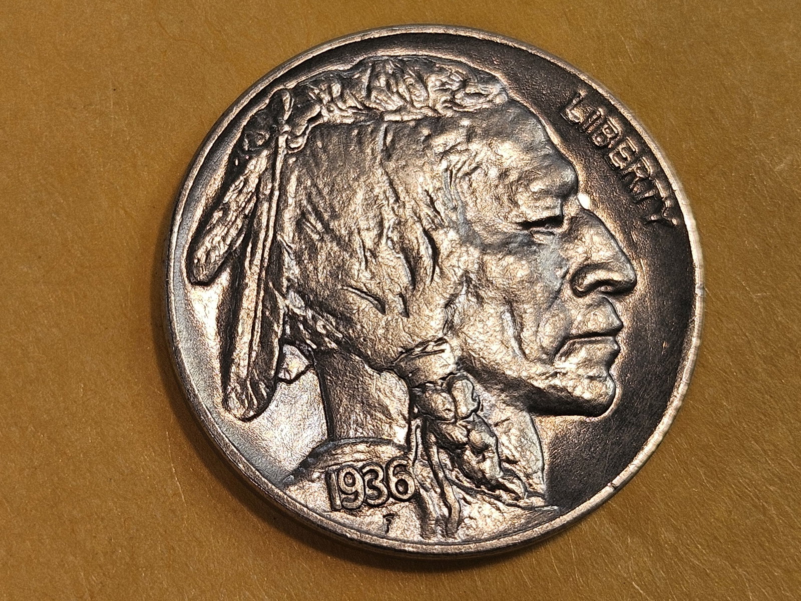 GEM Brilliant Uncirculated 1936 Buffalo Nickel: Super nice Luster