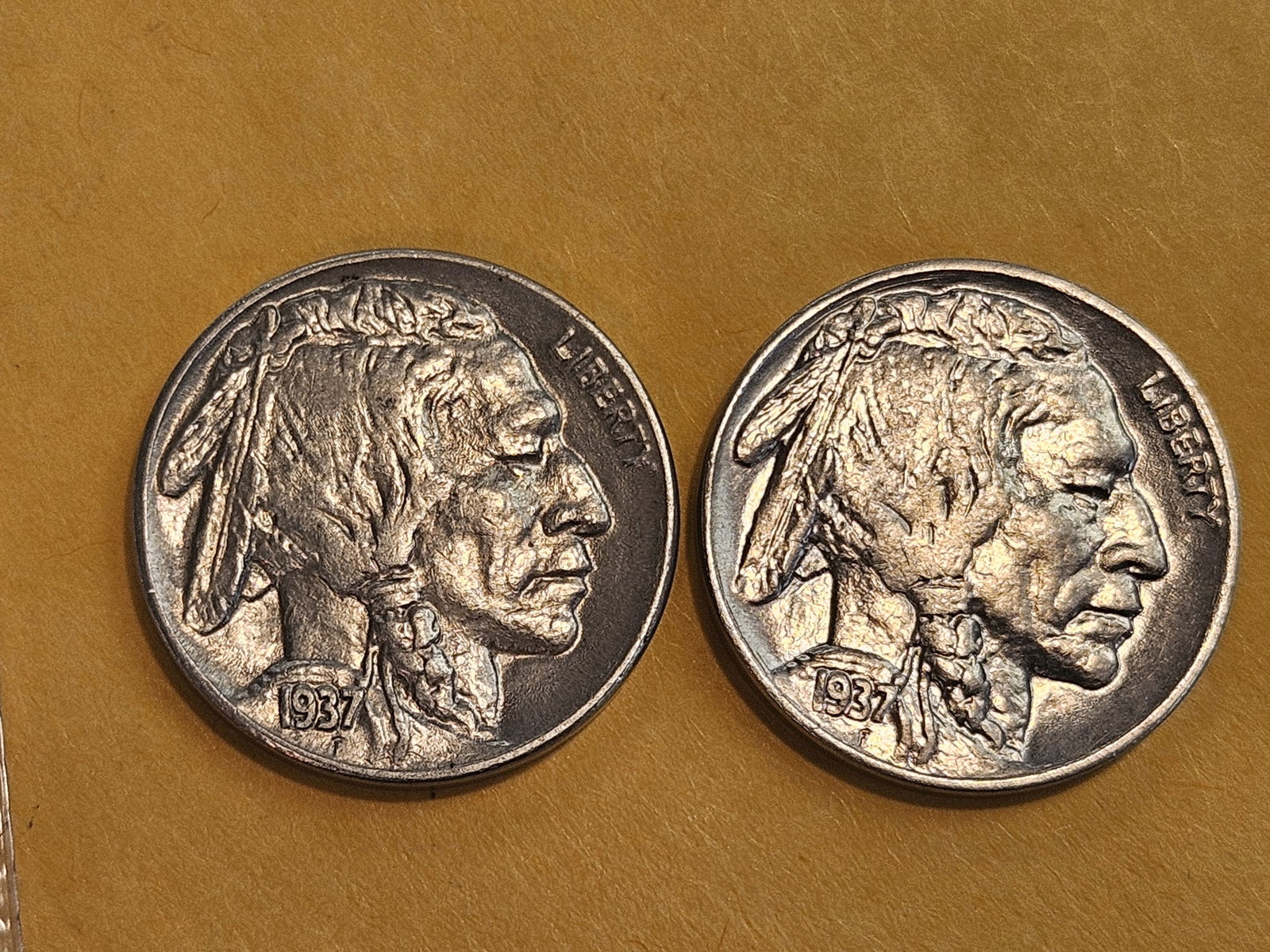 Two Very Choice Brilliant Uncirculated Buffalo Nickels (1 of 7)