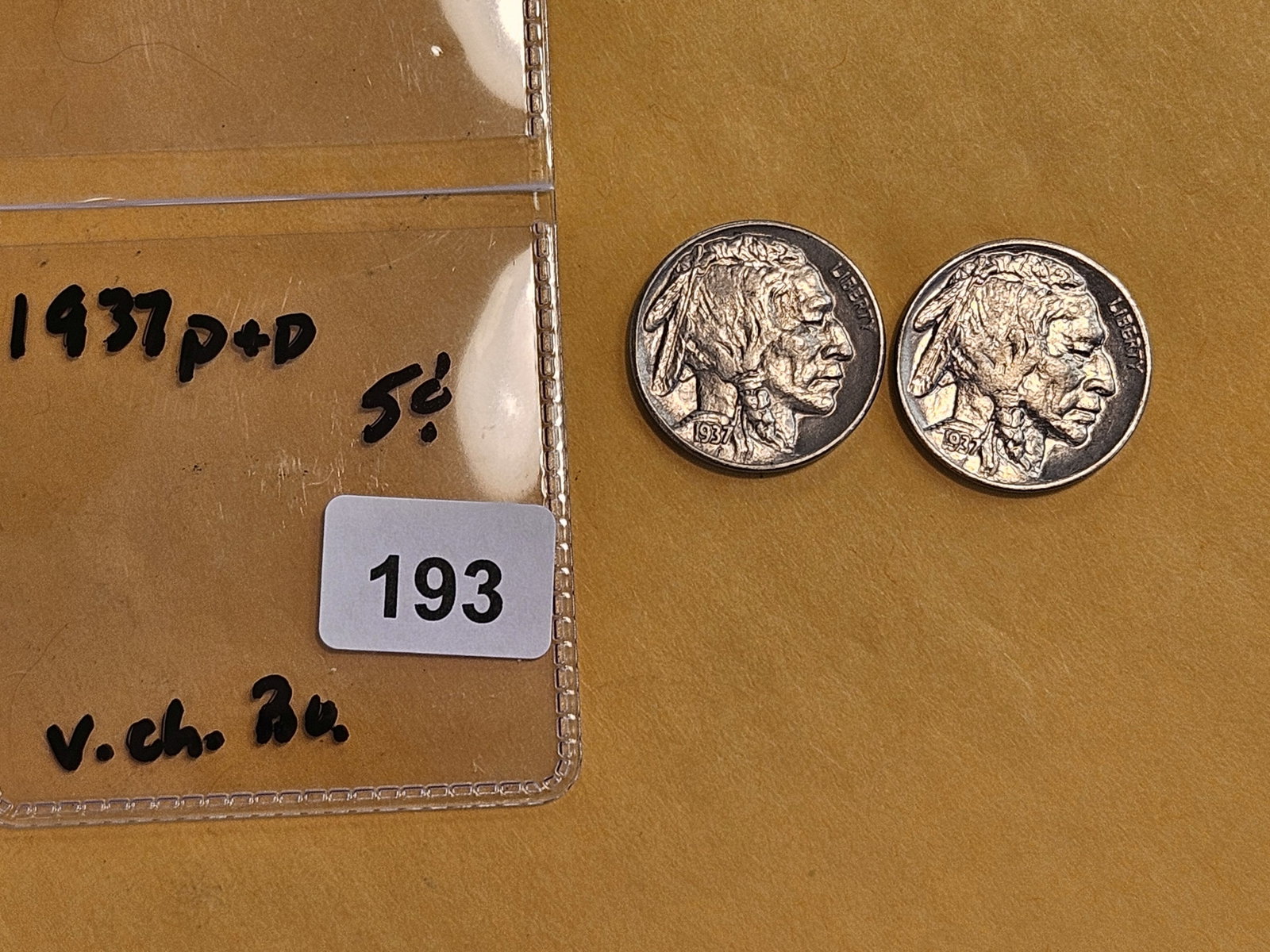 Two Very Choice Brilliant Uncirculated Buffalo Nickels - 2