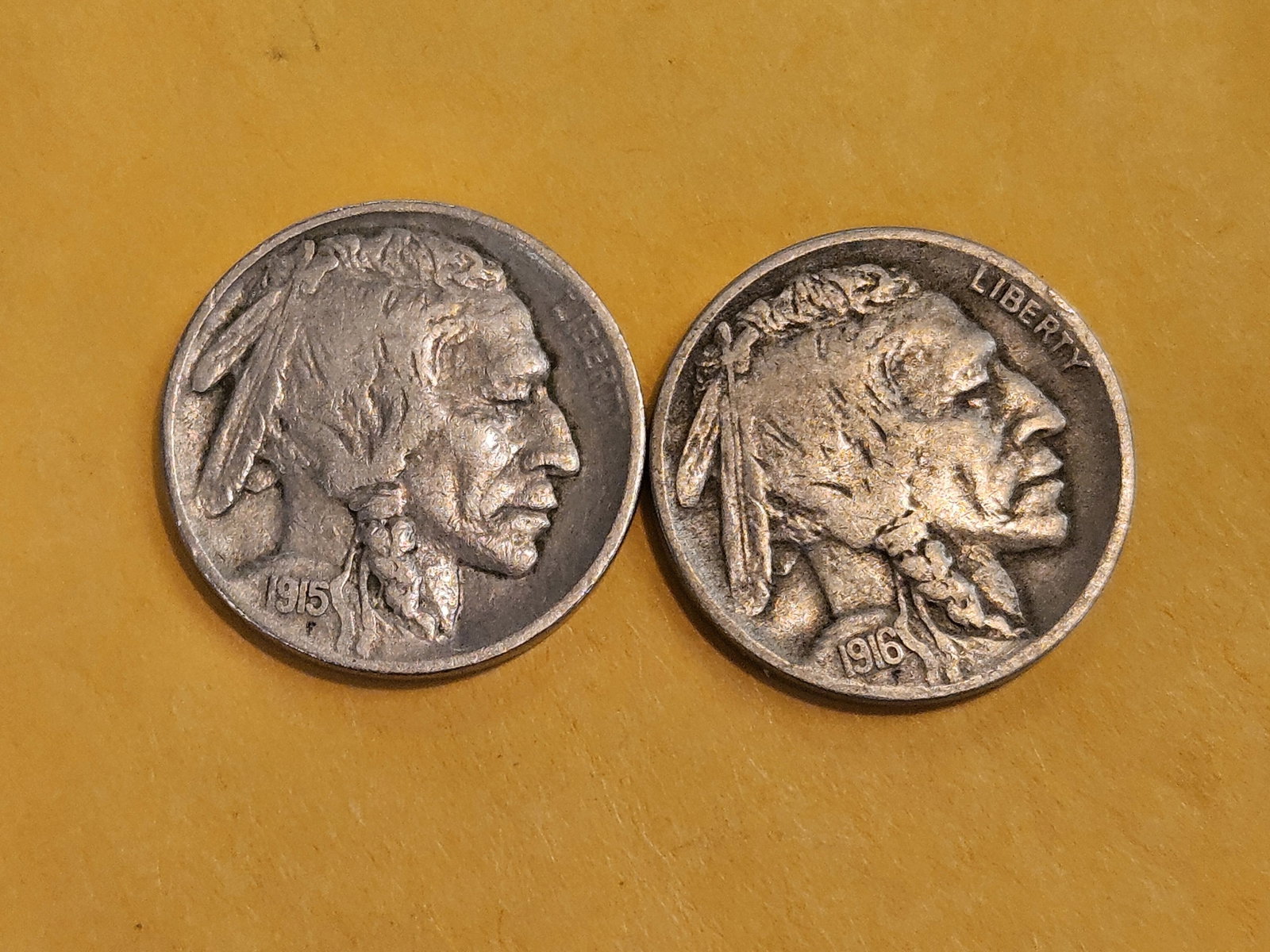 Two Buffalo Nickels in Very Fine (1 of 3)