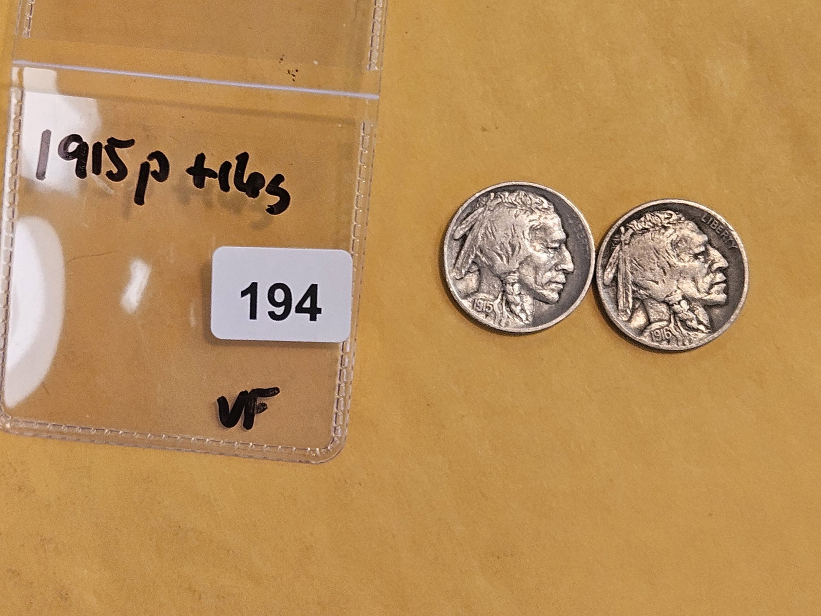 Two Buffalo Nickels in Very Fine - 2