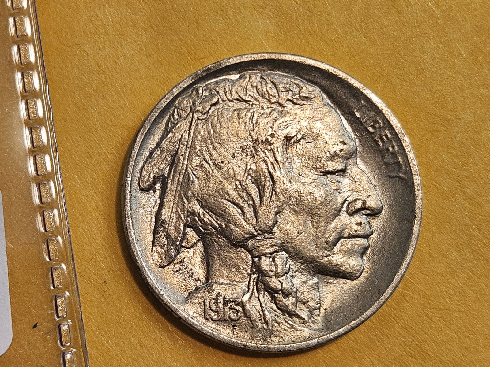 Very Choice Brilliant Uncirculated 1913 Type 1 Buffalo Nickel - 3