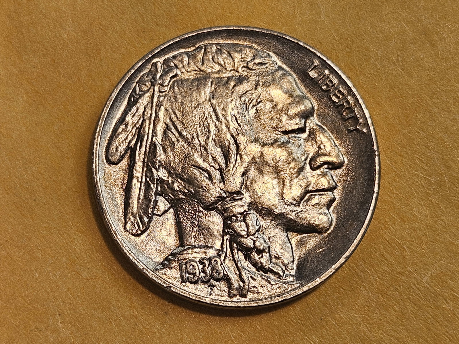 GEM Brilliant Uncirculated 1938-D Buffalo Nickel - 3