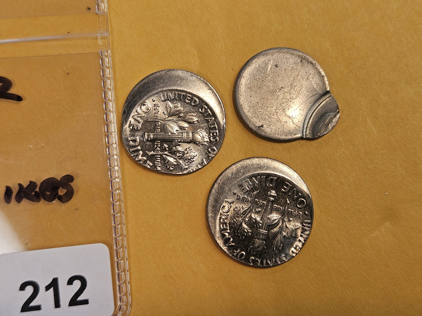 MINT ERRORS! Three Brilliant Uncirculated Roosevelt Dimes - 3