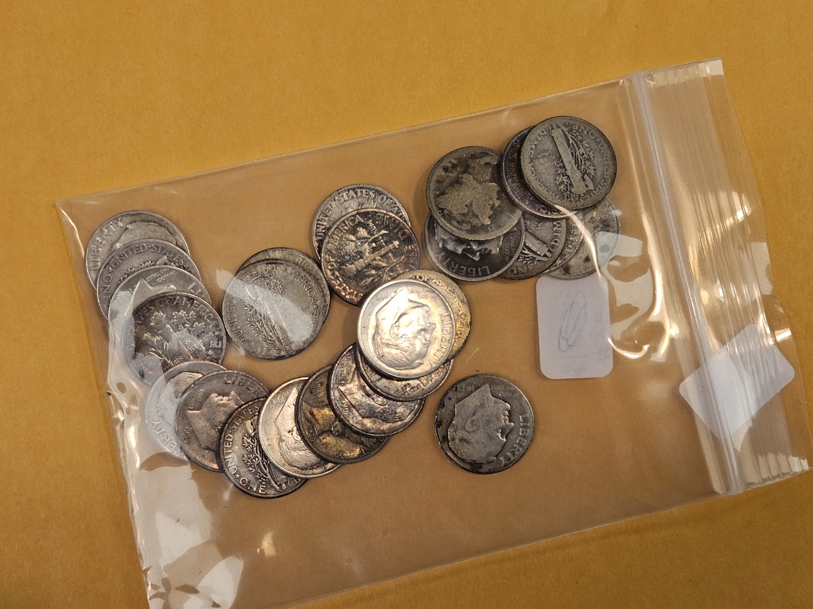 Twenty-five mixed Silver Dimes - 2