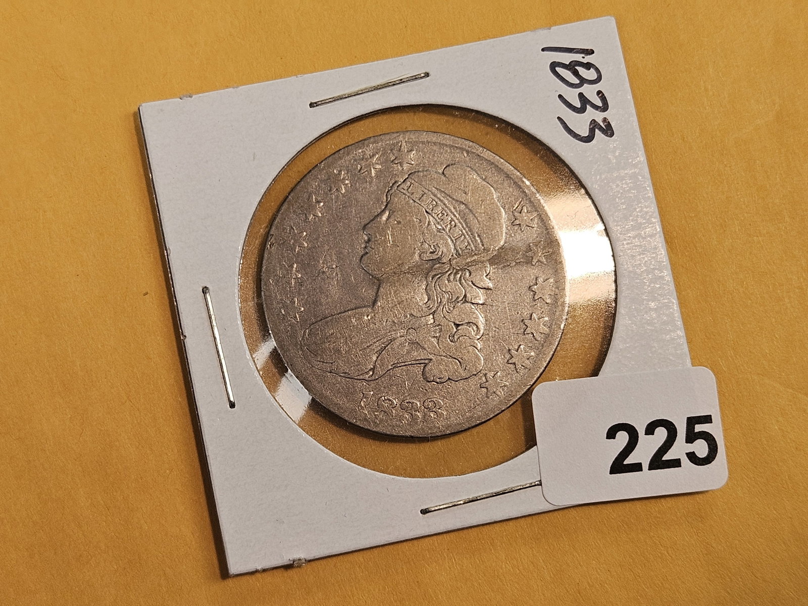 1833 Capped Bust silver Half Dollar - 2