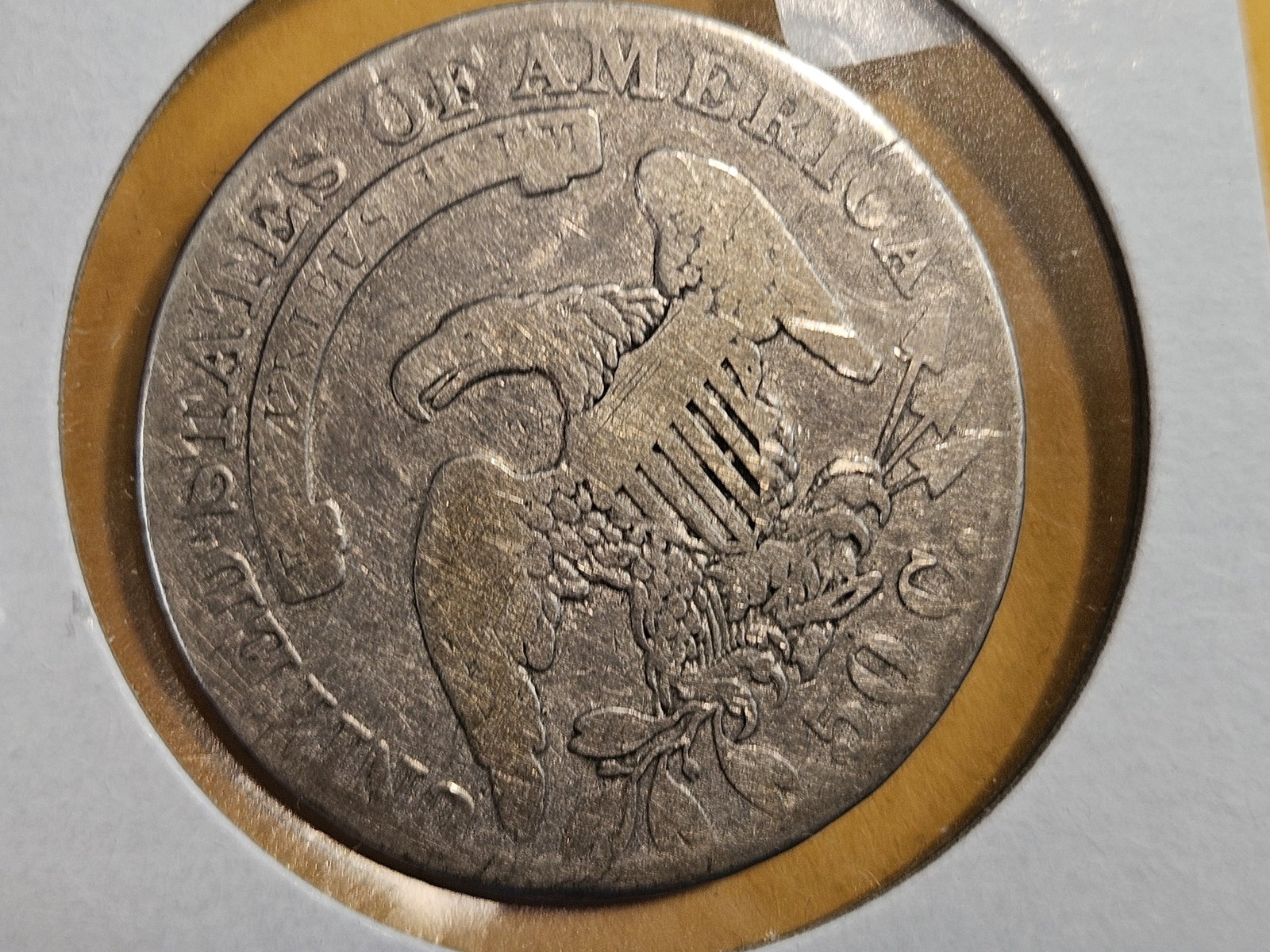 1833 Capped Bust silver Half Dollar - 3