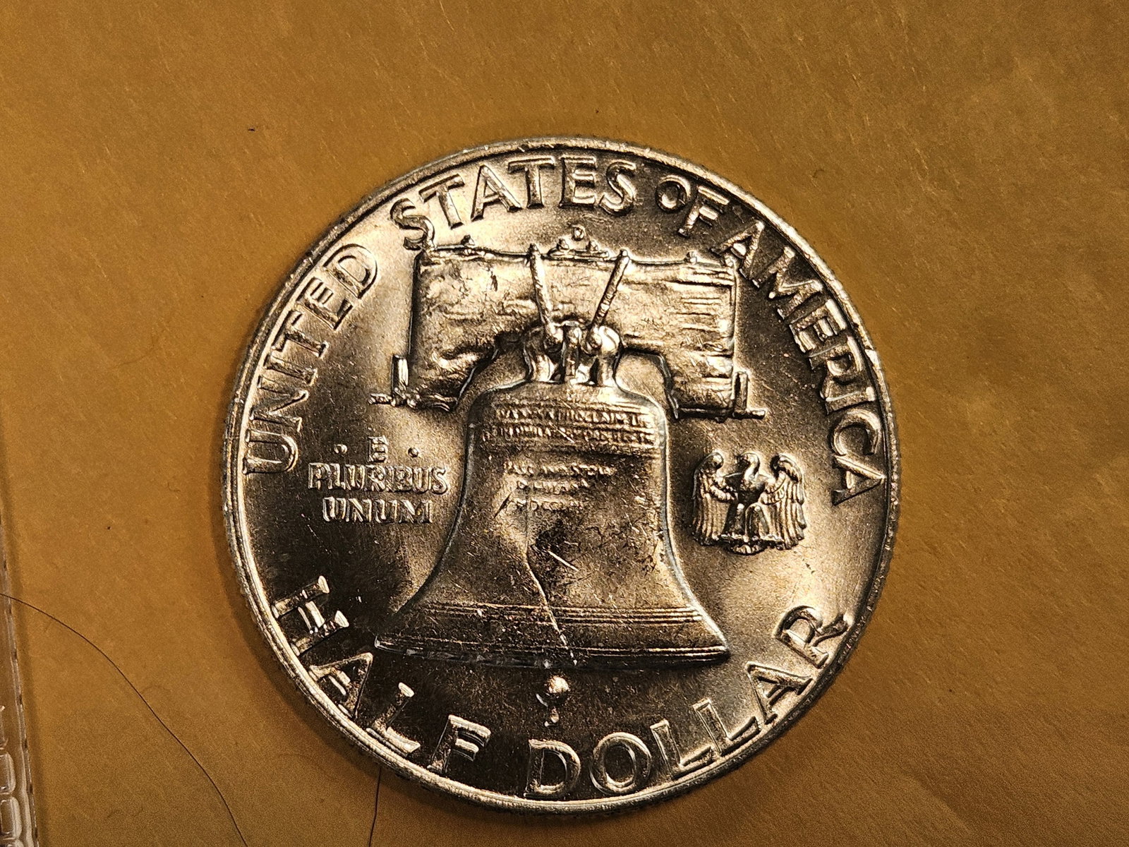 Very Choice Brilliant Uncirculated 1953-D Franklin Half Dollar FBL - 4