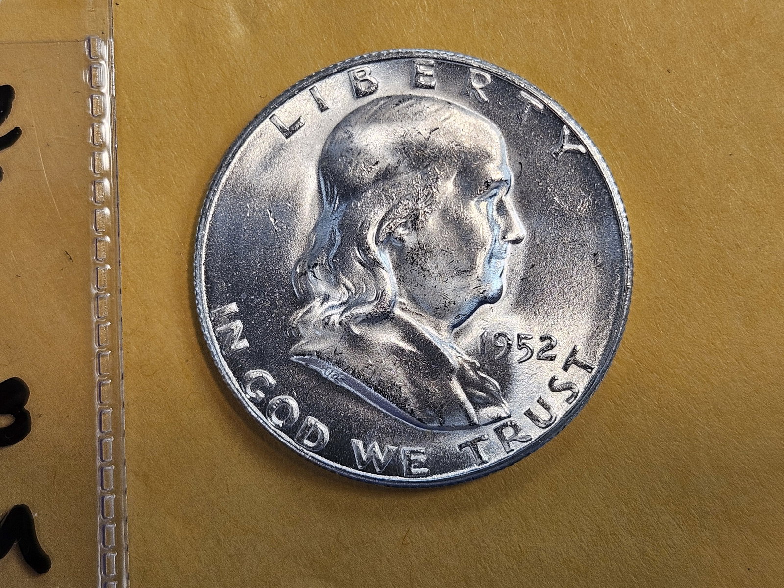 GEM Brilliant Uncirculated 1952-S Franklin Half Dollar - 3