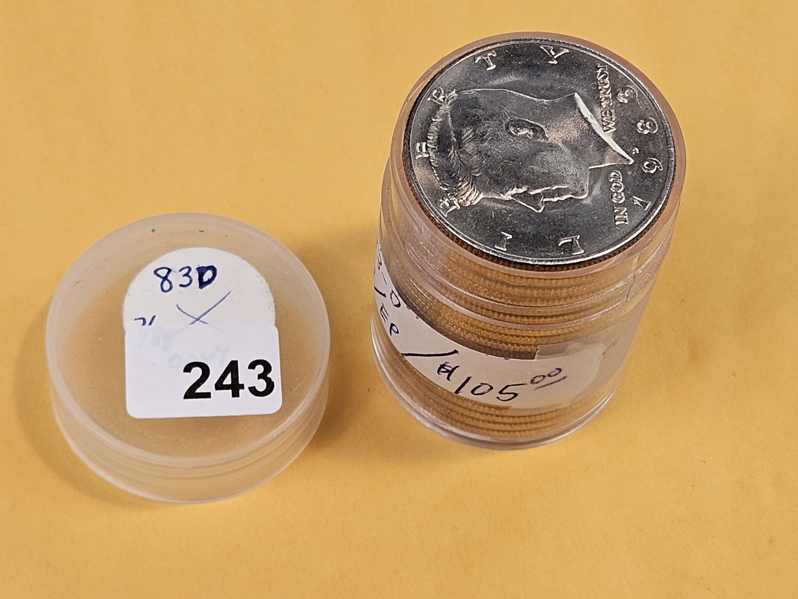 * Key Date Roll of Brilliant Uncirculated 1983-D Kennedy Half Dollars - 2