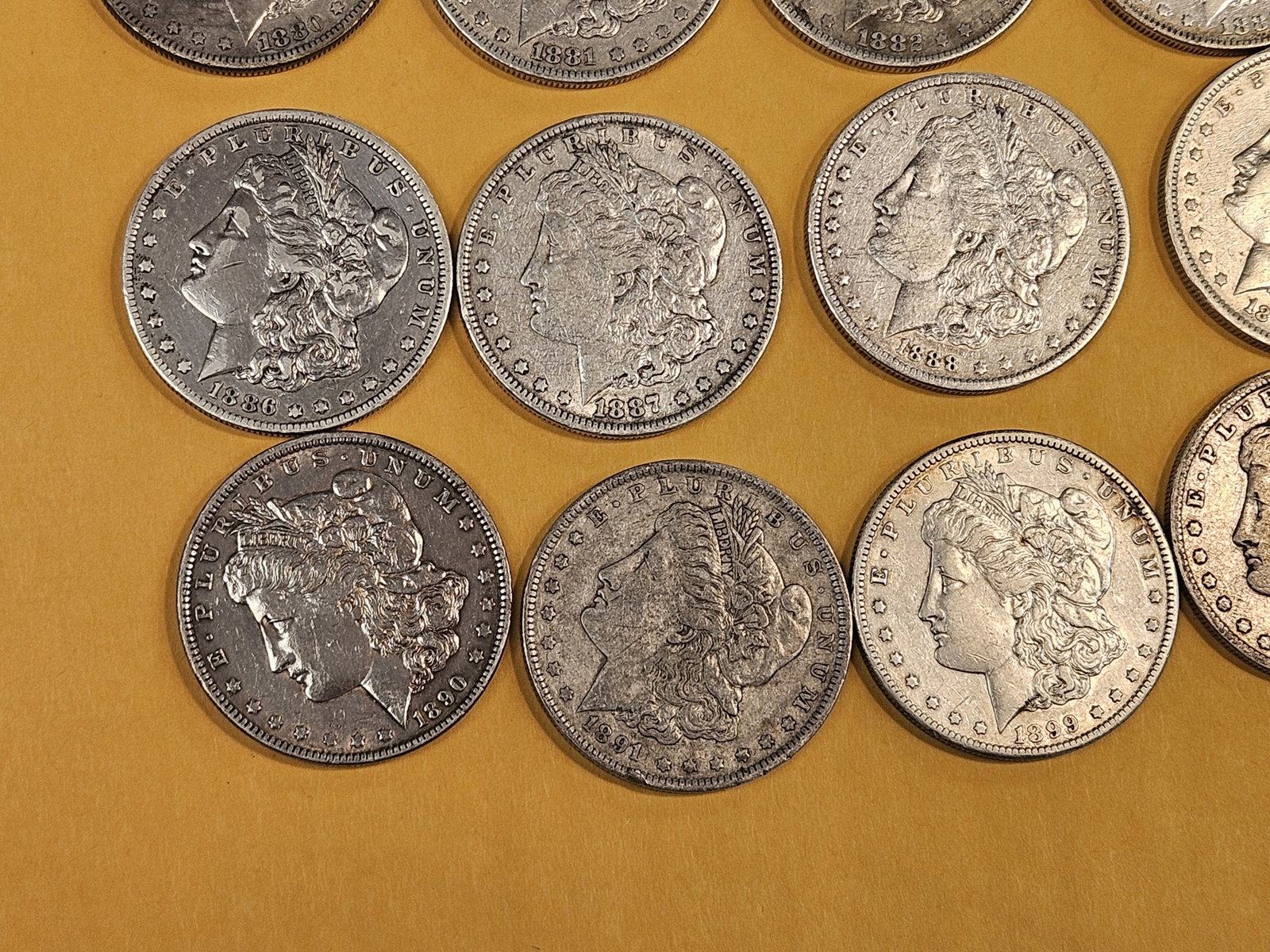 ** FULL ROLL ** Twenty Morgan Silver Dollars - 4