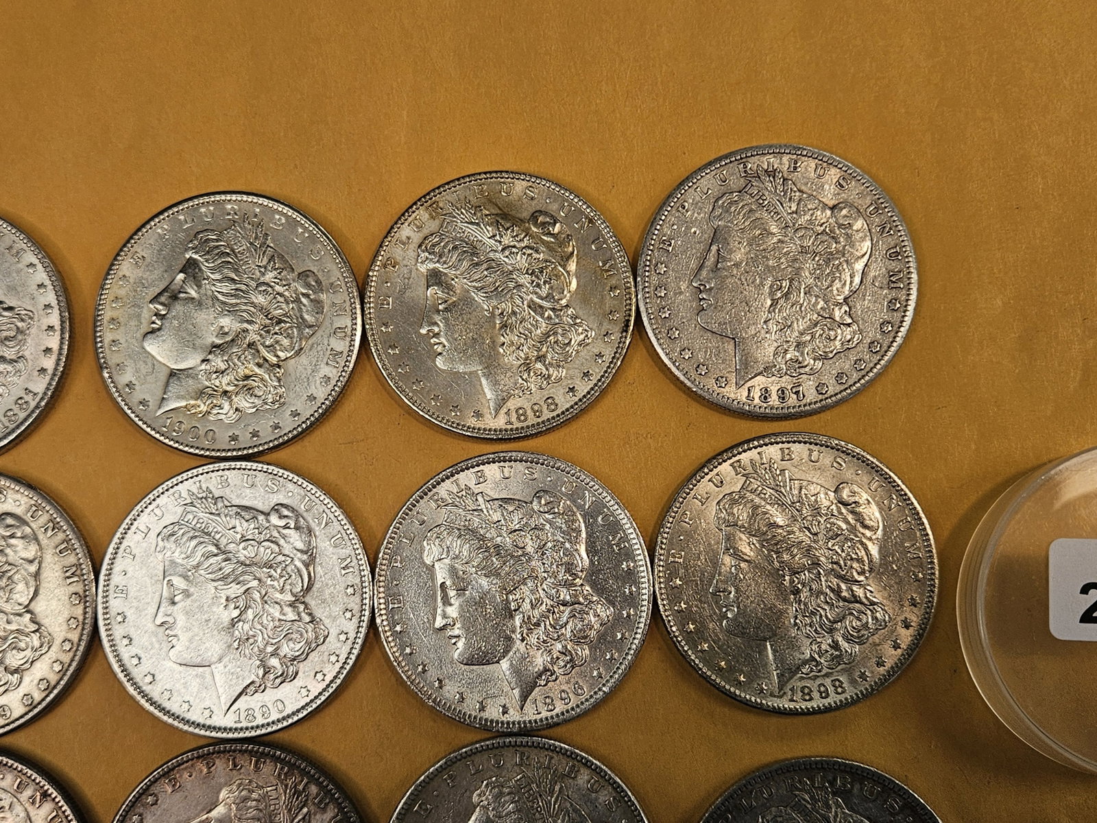 ** FULL ROLL ** Twenty Morgan Silver Dollars - 3